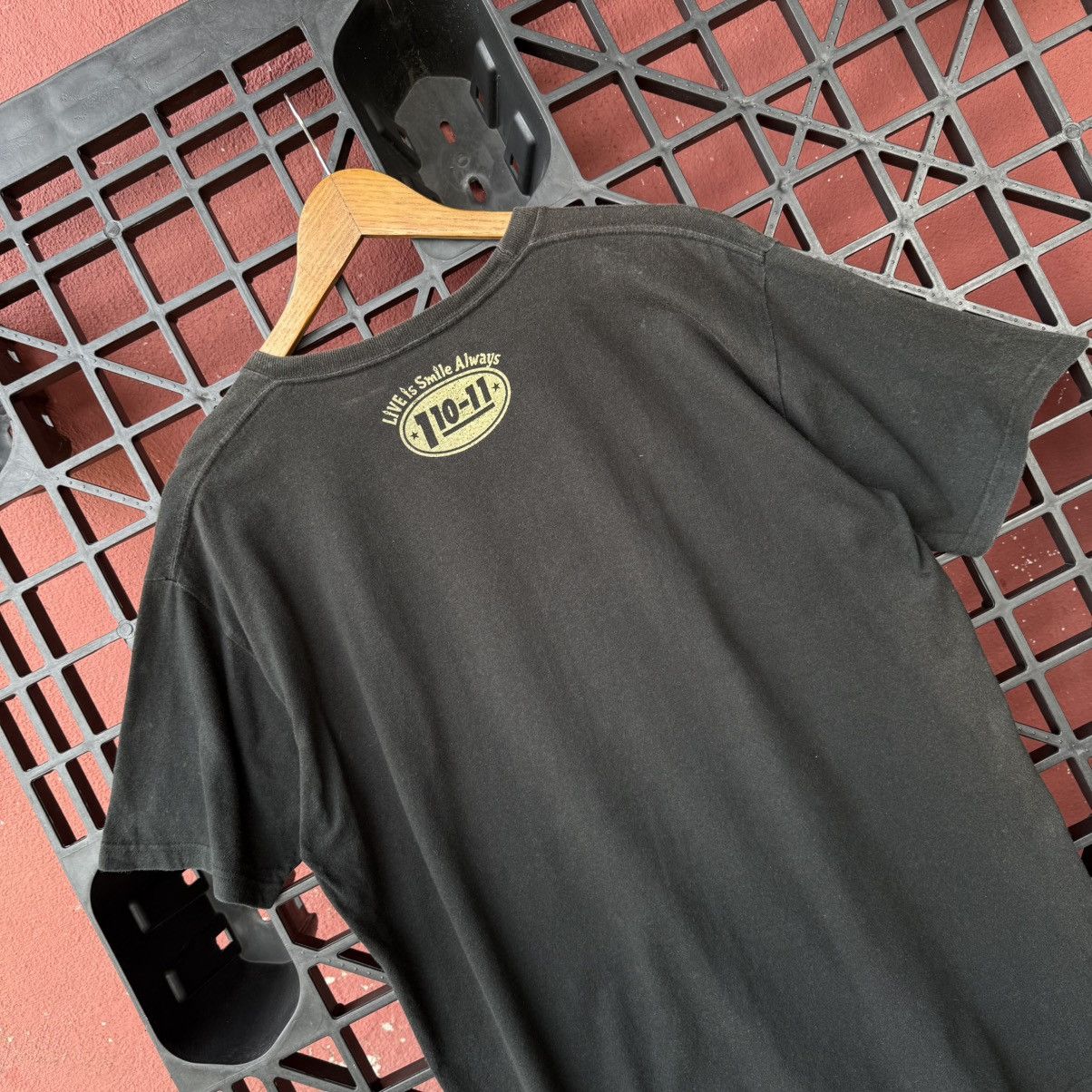 Japanese Brand Promo Tee Sunfaded Black Super Dona Size US XL / EU 56 / 4 - 10 Thumbnail