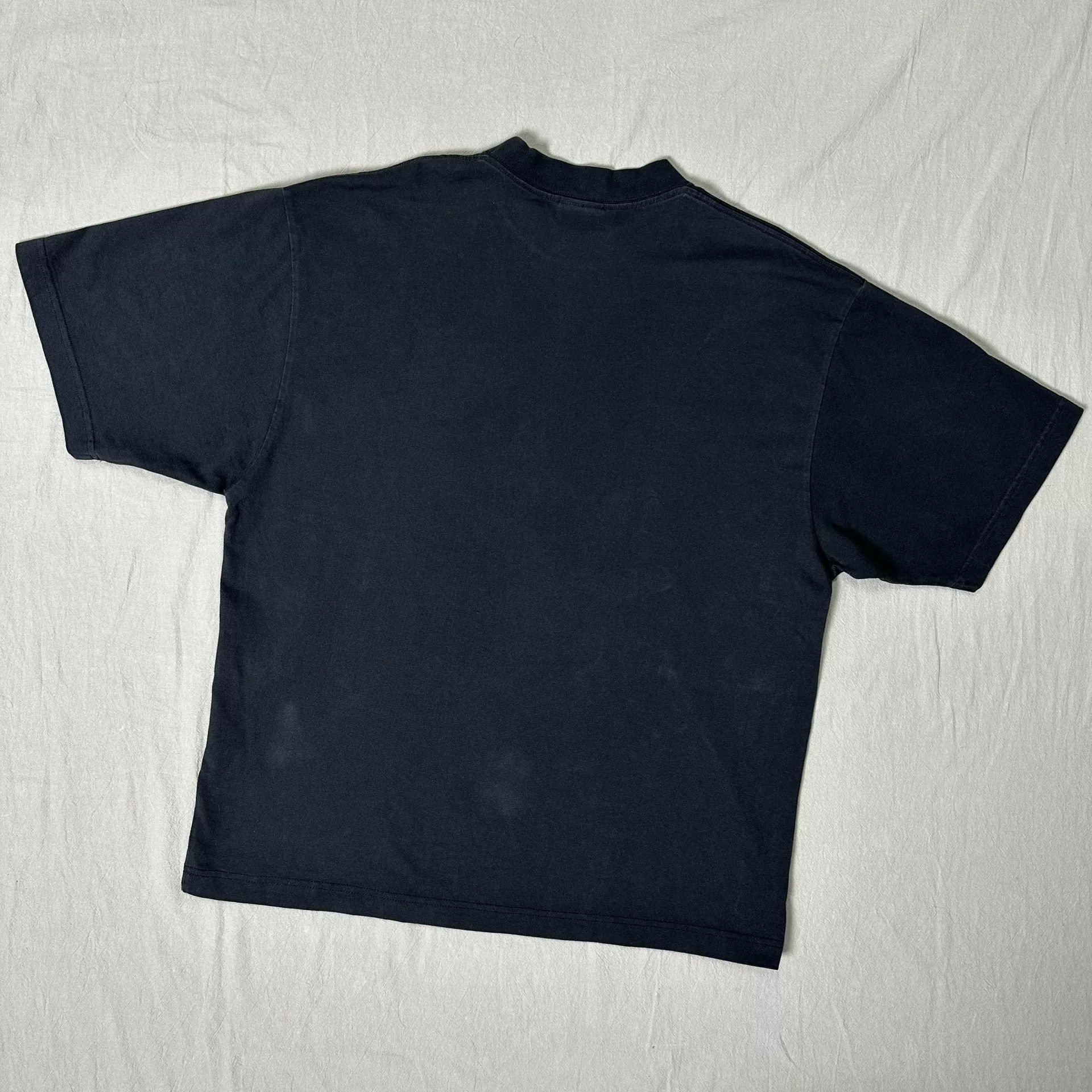 Balenciaga balenciaga black blurry logo short sleeve shirt Size US S / EU 44-46 / 1 - 5 Thumbnail