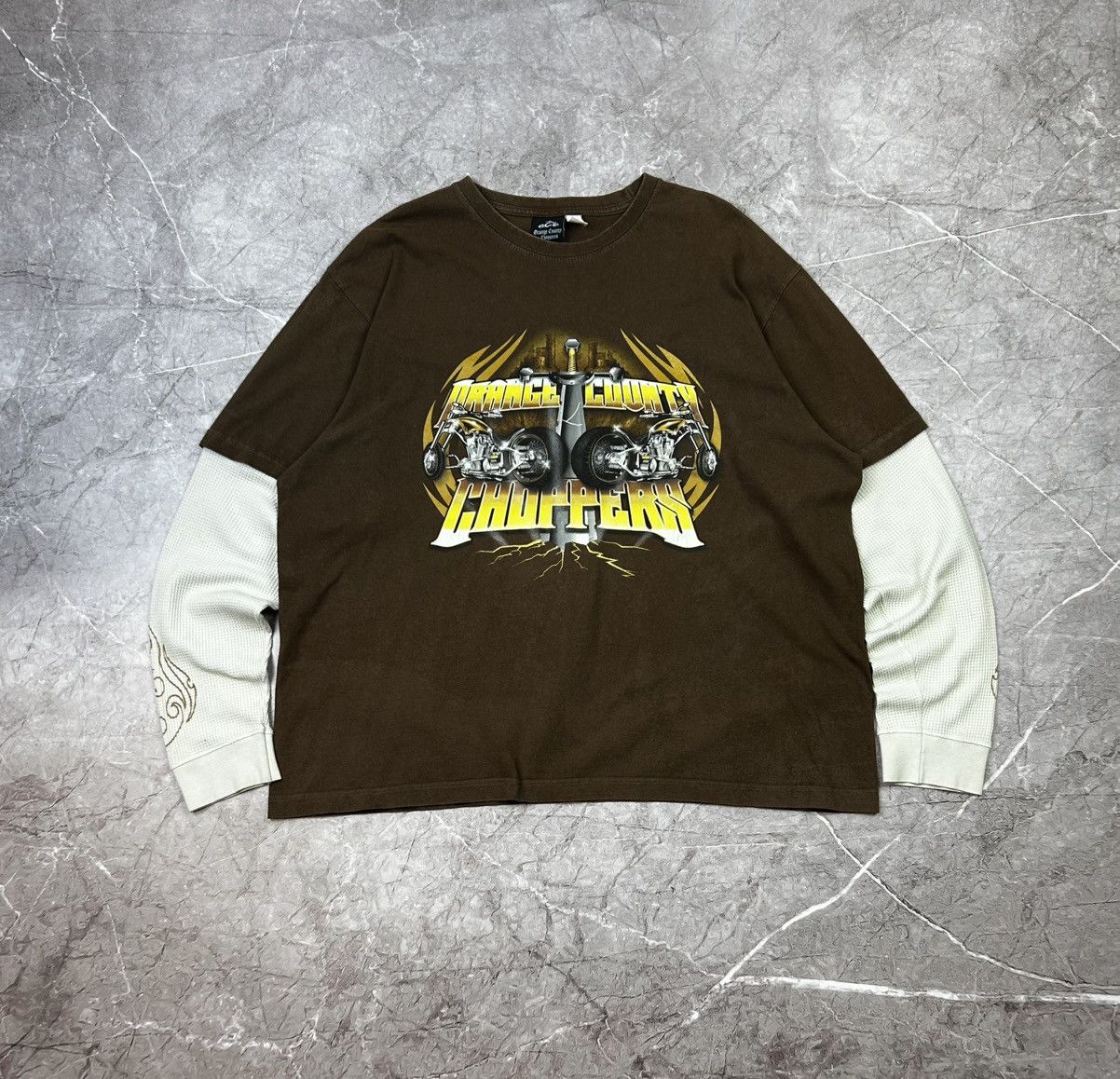 Vintage × West Coast Choppers Vintage Y2K Orange County Choppers Long Sleeve Size US XL / EU 56 / 4 - 1 Thumbnail