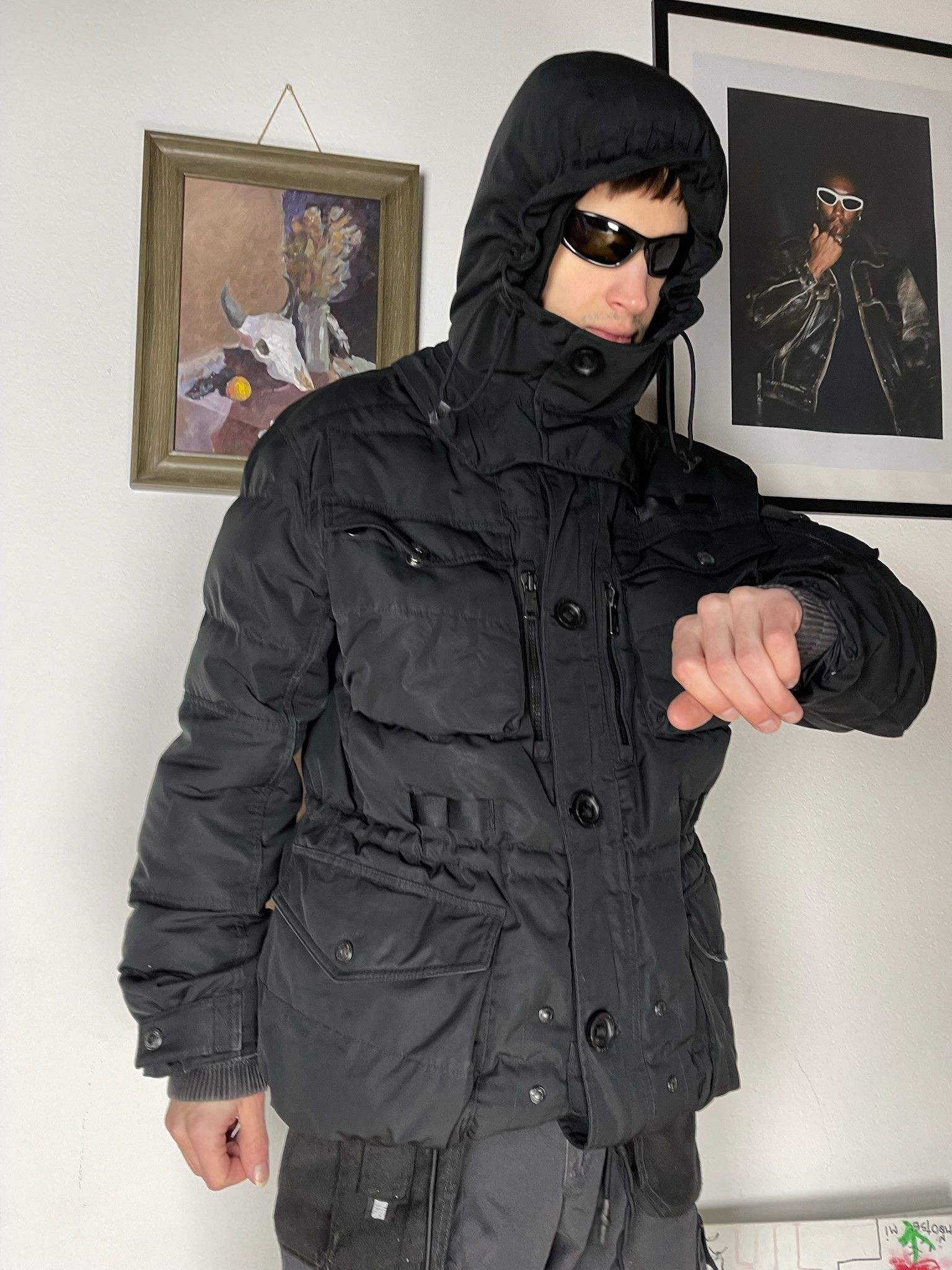 Polo Ralph Lauren Vintage Polo Ralph Lauren Puffer Down Hood utility Jacket RL Size US XL / EU 56 / 4 - 17 Thumbnail