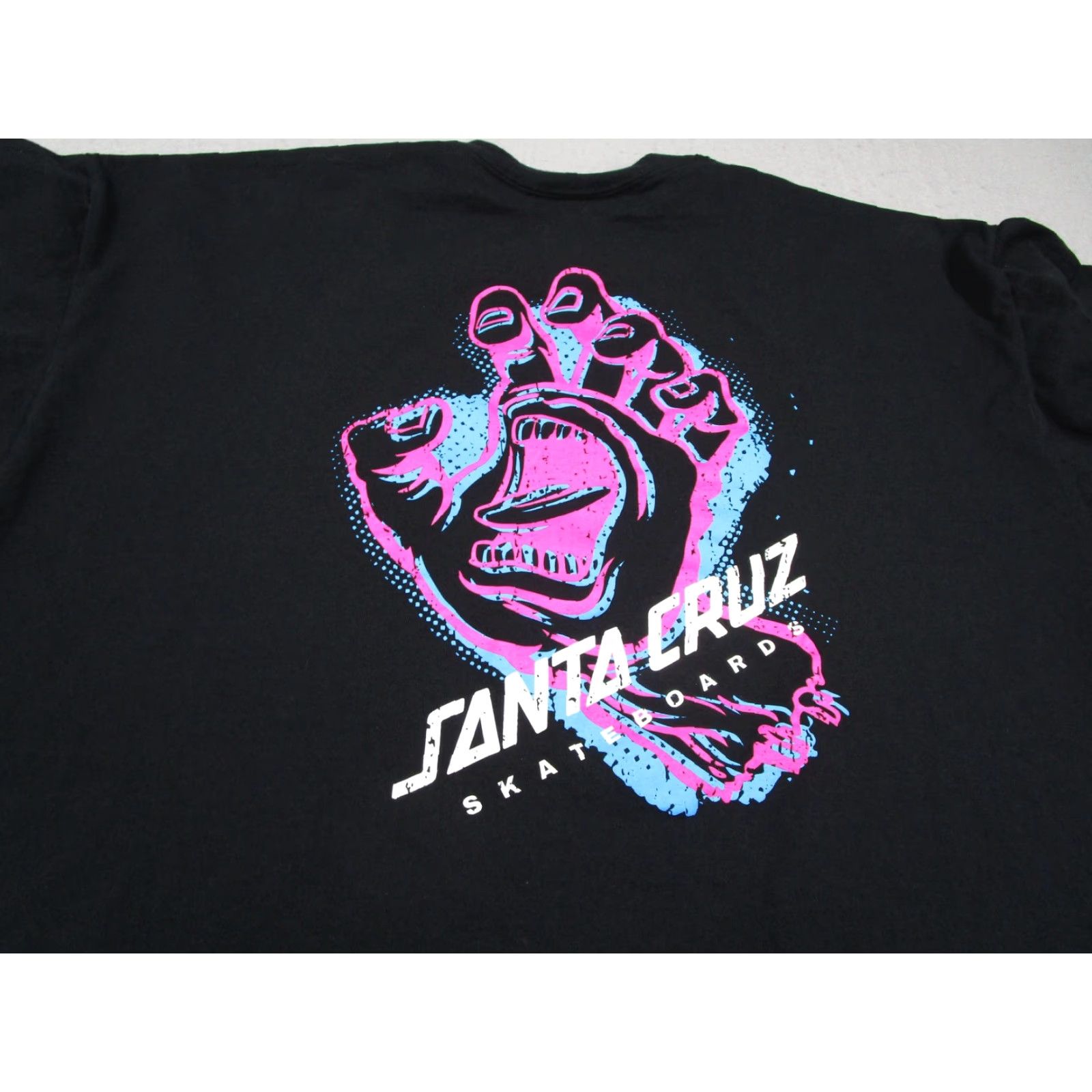 Vintage Santa Cruz Skateboards Shirt Mens 2XL Black Screaming Hand Graphic Skate Tee Size US XXL / EU 58 / 5 - 5 Thumbnail