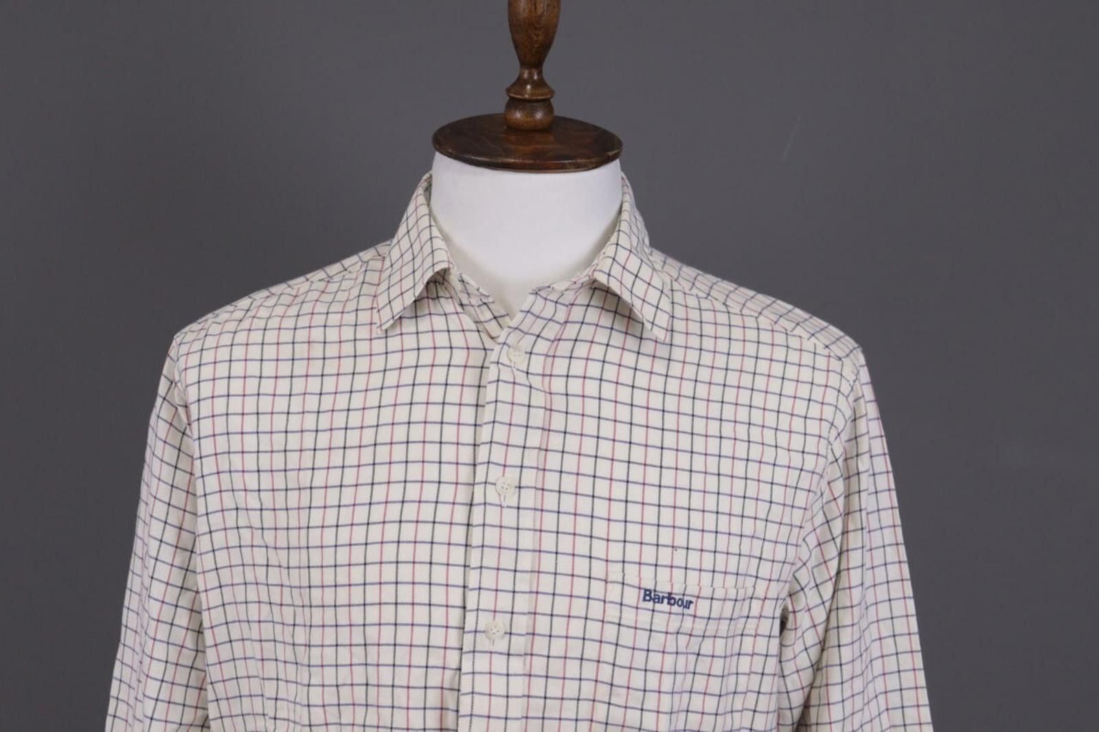 Barbour Barbour Brthold V. Baden White Check Shirt Size 16 Size US M / EU 48-50 / 2 - 2 Thumbnail