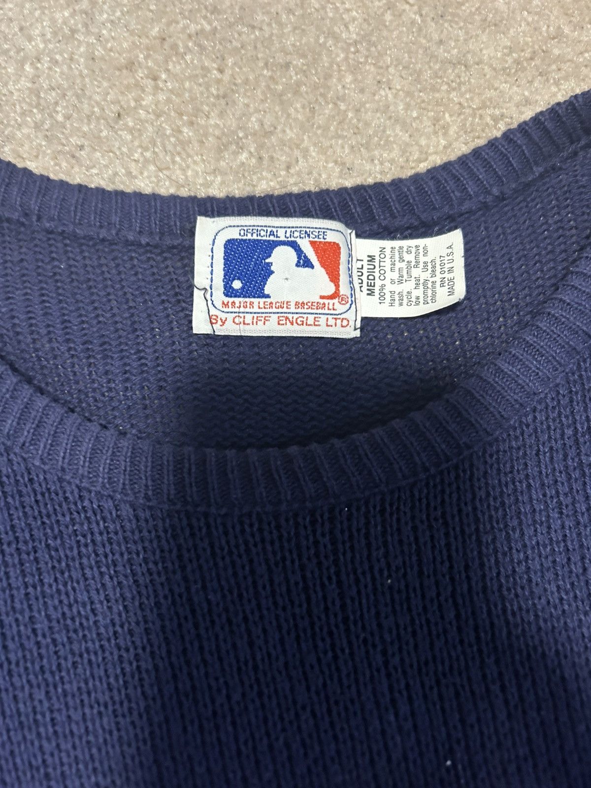New York Yankees Cliff Engle X New York Yankees Knit Sweater Size US L / EU 52-54 / 3 - 4 Thumbnail