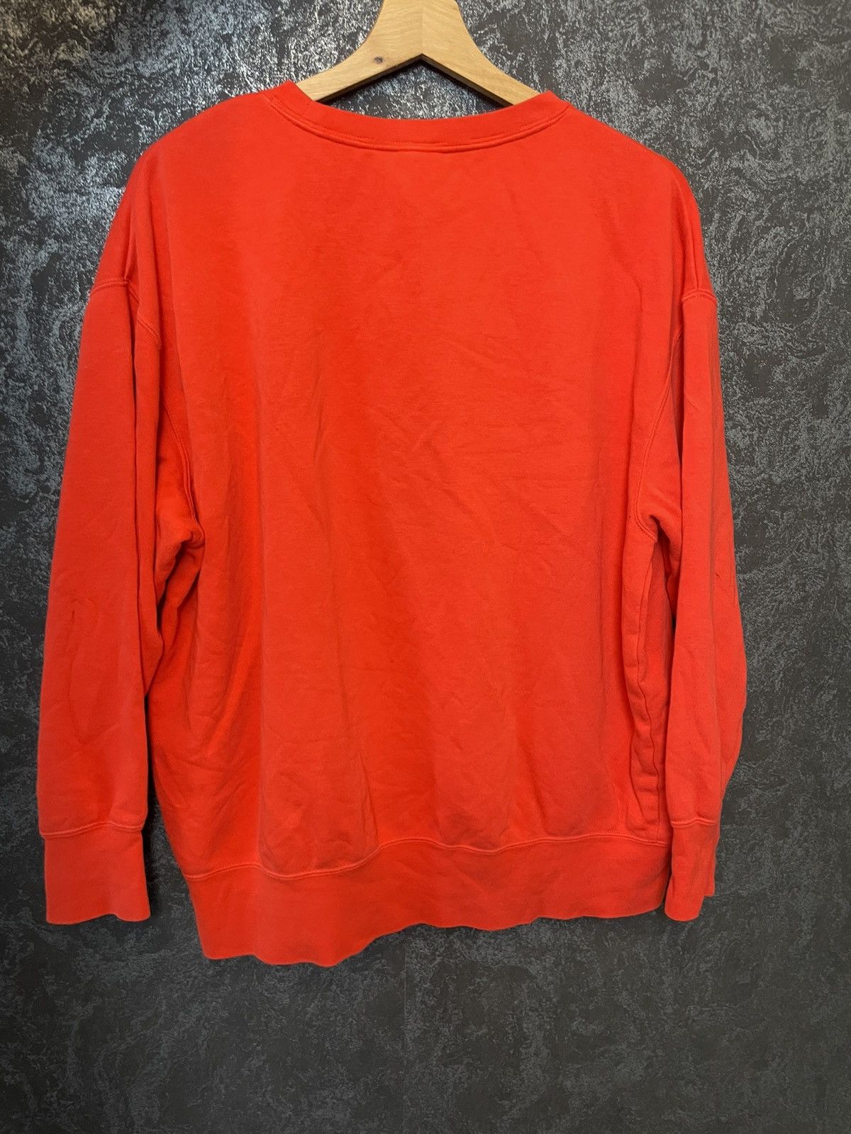 Nike × Vintage Nike Sweatshirt Crewneck Swoosh Logo Drill Y2K Style Size US S / EU 44-46 / 1 - 4 Thumbnail