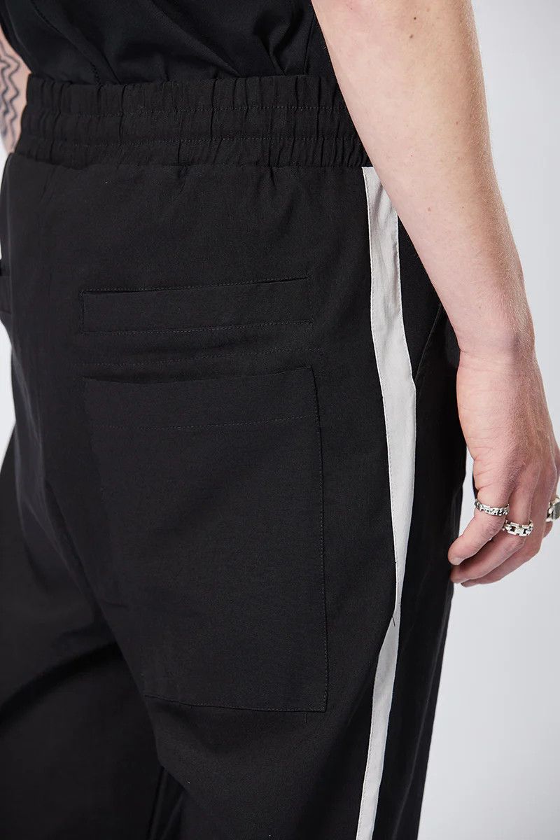 Thom Krom Thom Krom White Line Cropped - Drop Crotch Trousers M Size US 32 / EU 48 - 11 Thumbnail