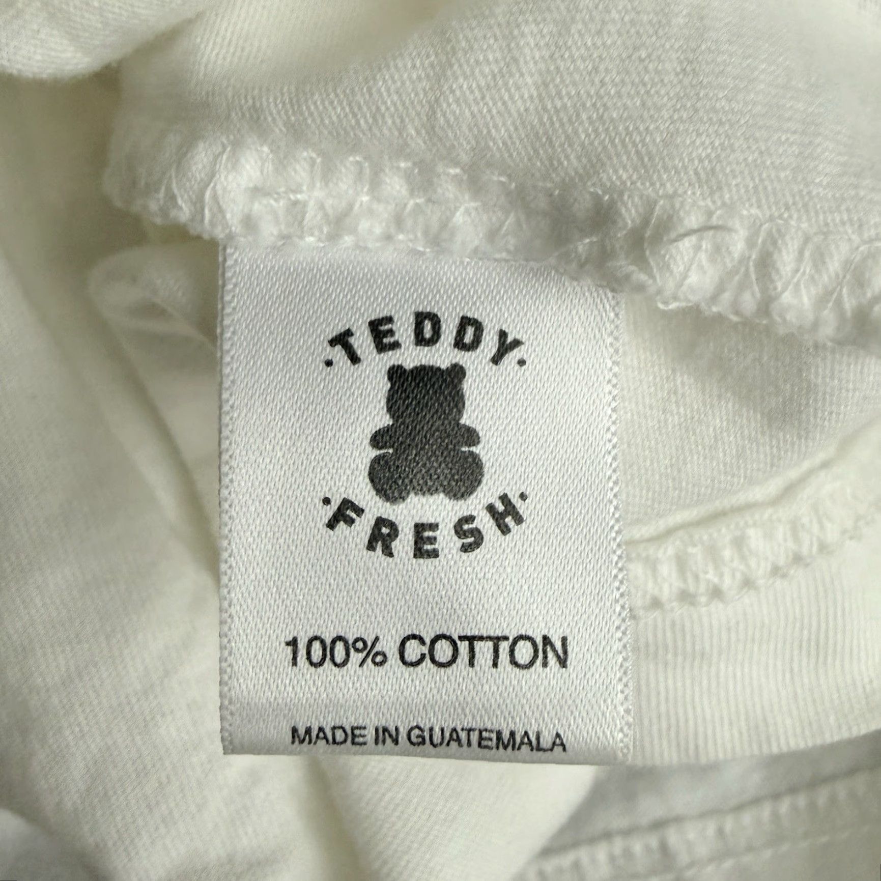 Teddy Fresh Teddy Fresh 100% Cotton White Graphic Tee Mens Size M Size US M / EU 48-50 / 2 - 4 Thumbnail