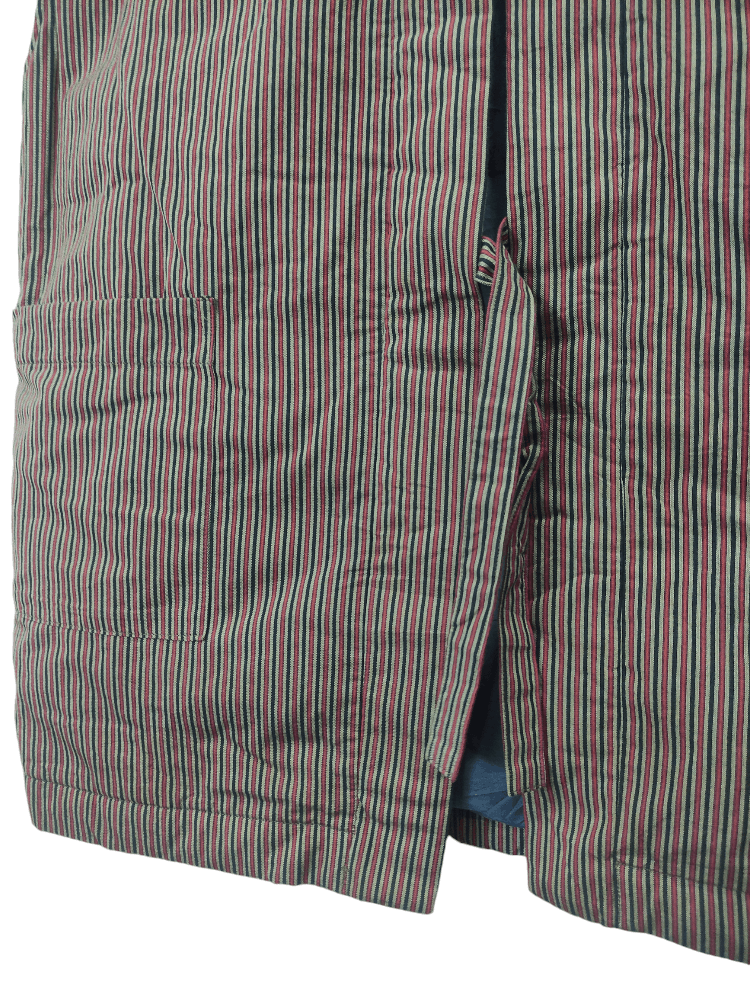 Japanese Brand TINY STRIPES PUFFER KIMONO VEST JACKET Size US M / EU 48-50 / 2 - 3 Thumbnail