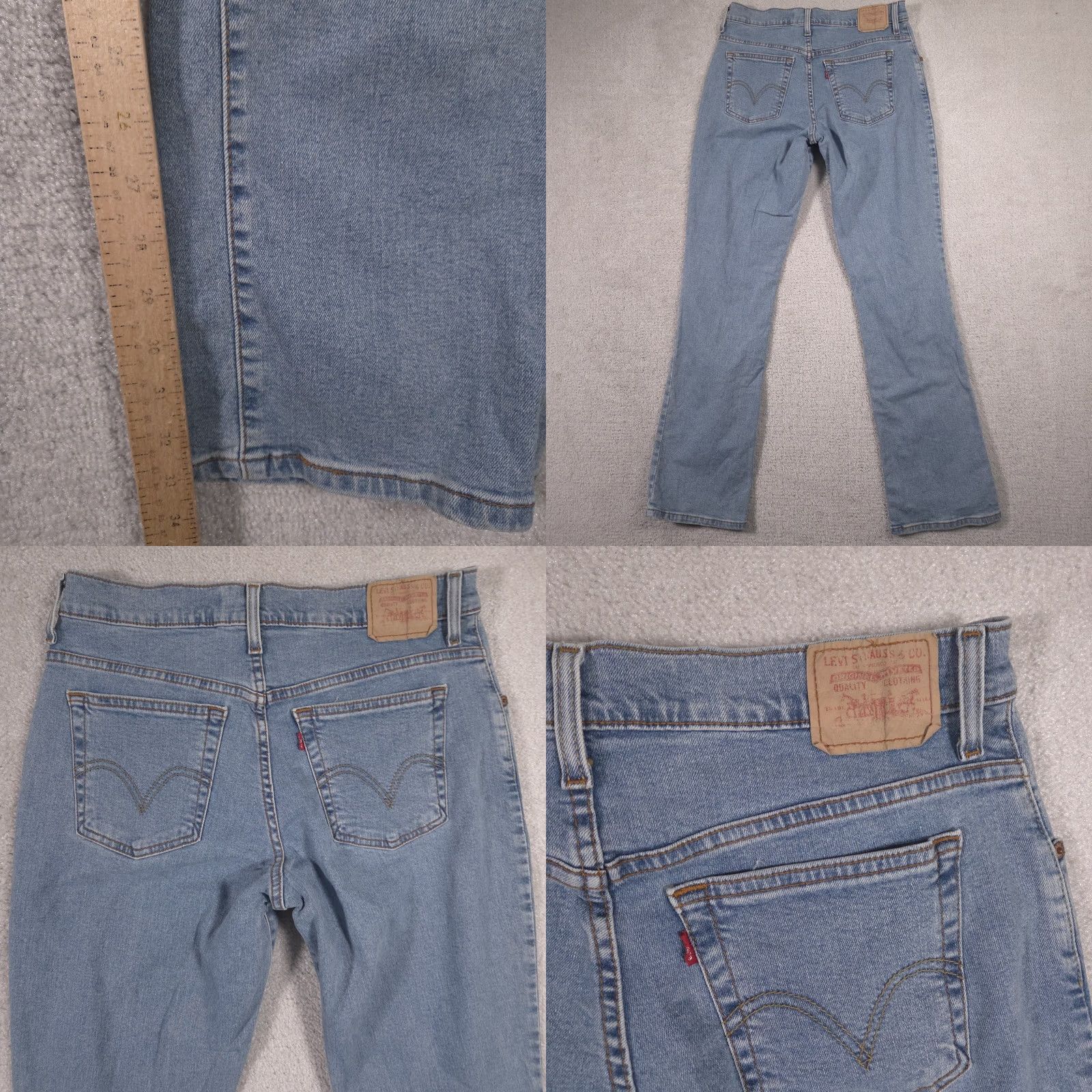 Levi's Levi's Jeans Womens 10 Long 550 Relaxed Boot Cut Stretch Denim Size 32" / US 10 / IT 46 - 8 Thumbnail