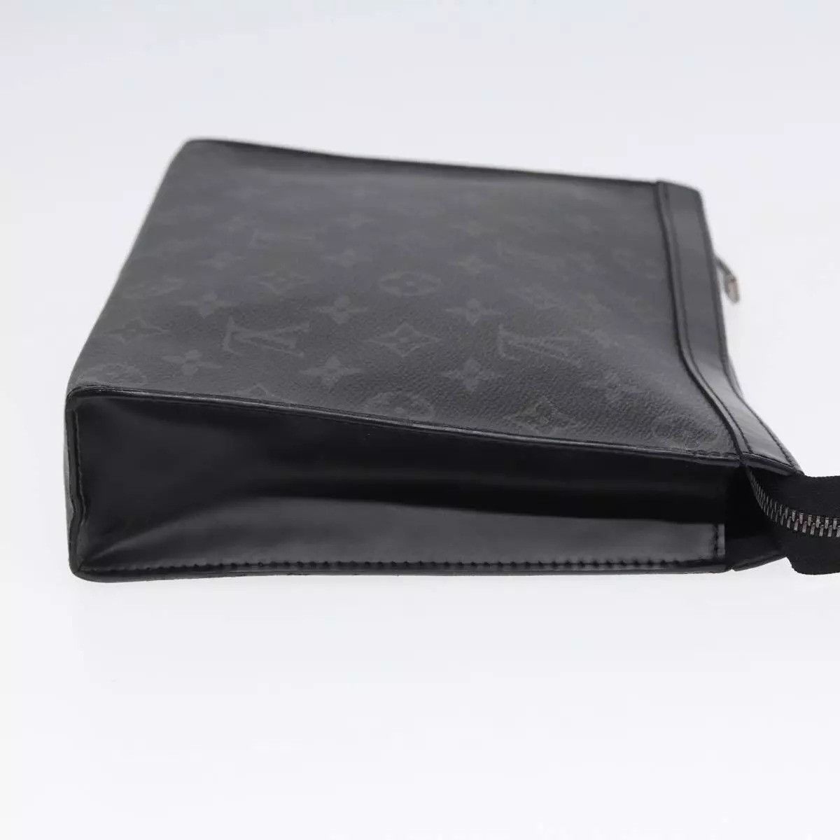 Louis Vuitton LOUIS VUITTON Monogram Eclipse Pochette Voyage MM Clutch Bag Size ONE SIZE - 6 Thumbnail