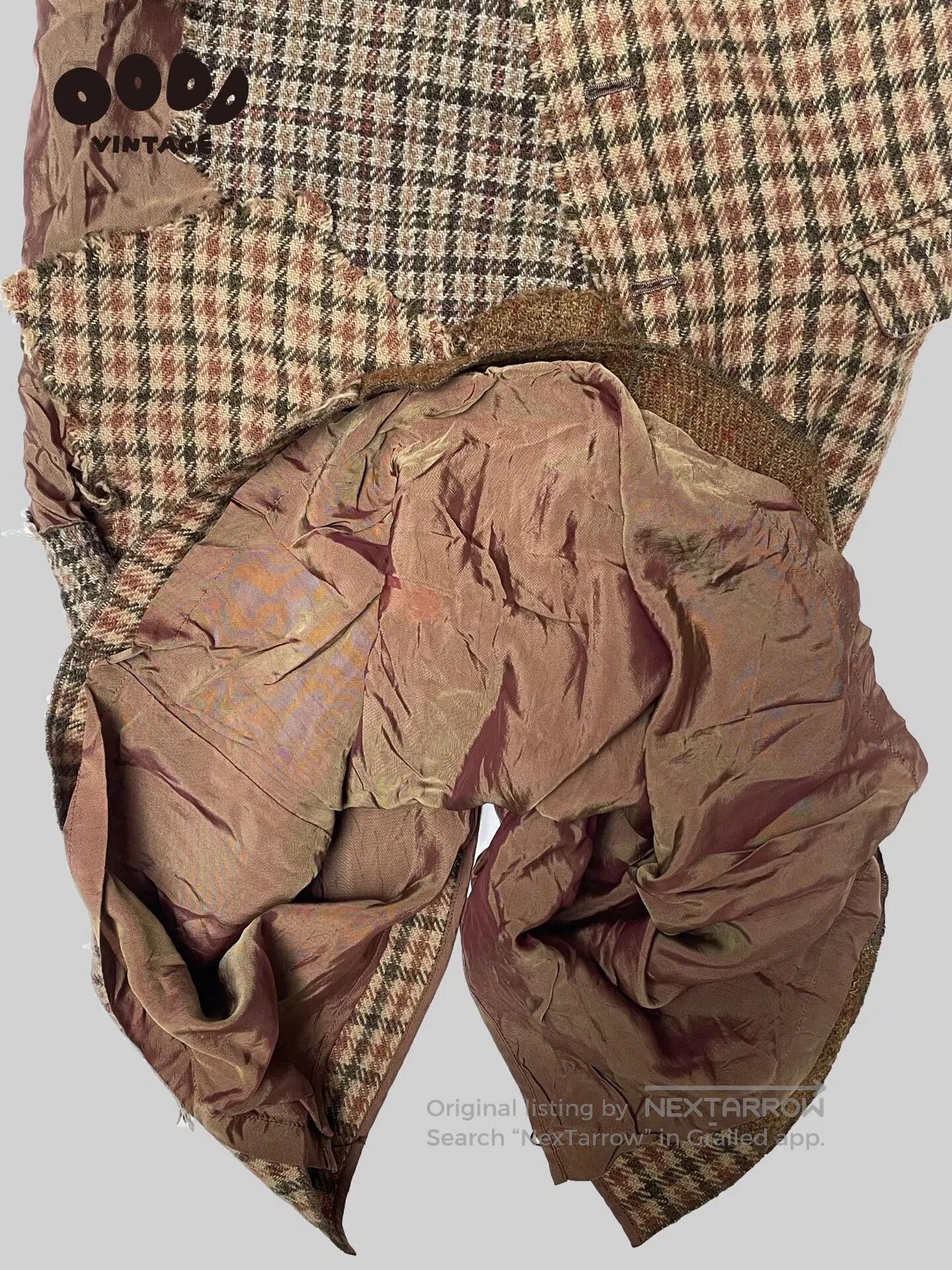 Junya Watanabe Vintage Wool Patchwork Dress by Junya Watanabe. Size S / US 4 / IT 40 - 8 Thumbnail