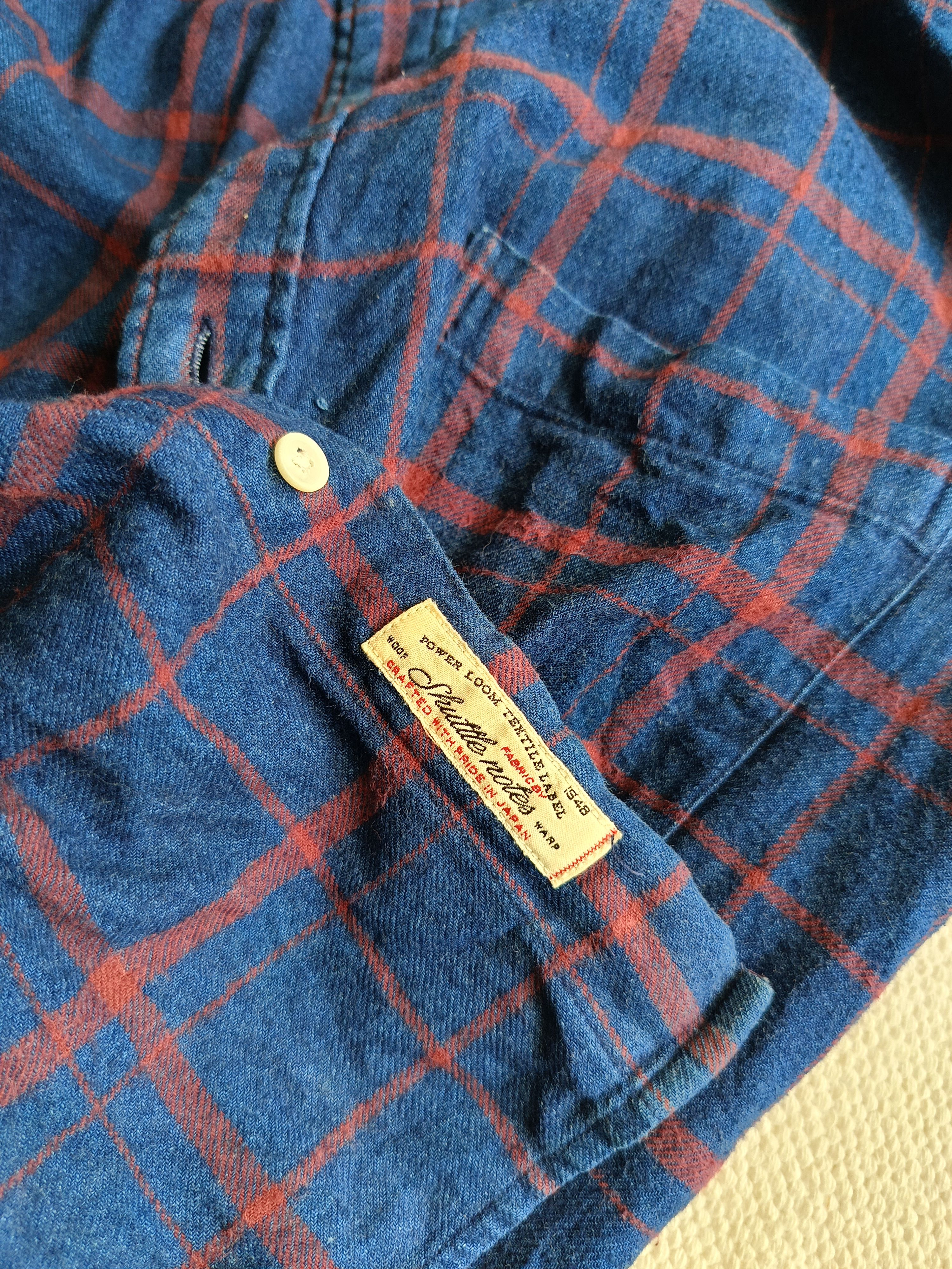 Journal Standard Journal Standard Relume plaid blue indigo flannel shirt Size US S / EU 44-46 / 1 - 14 Thumbnail