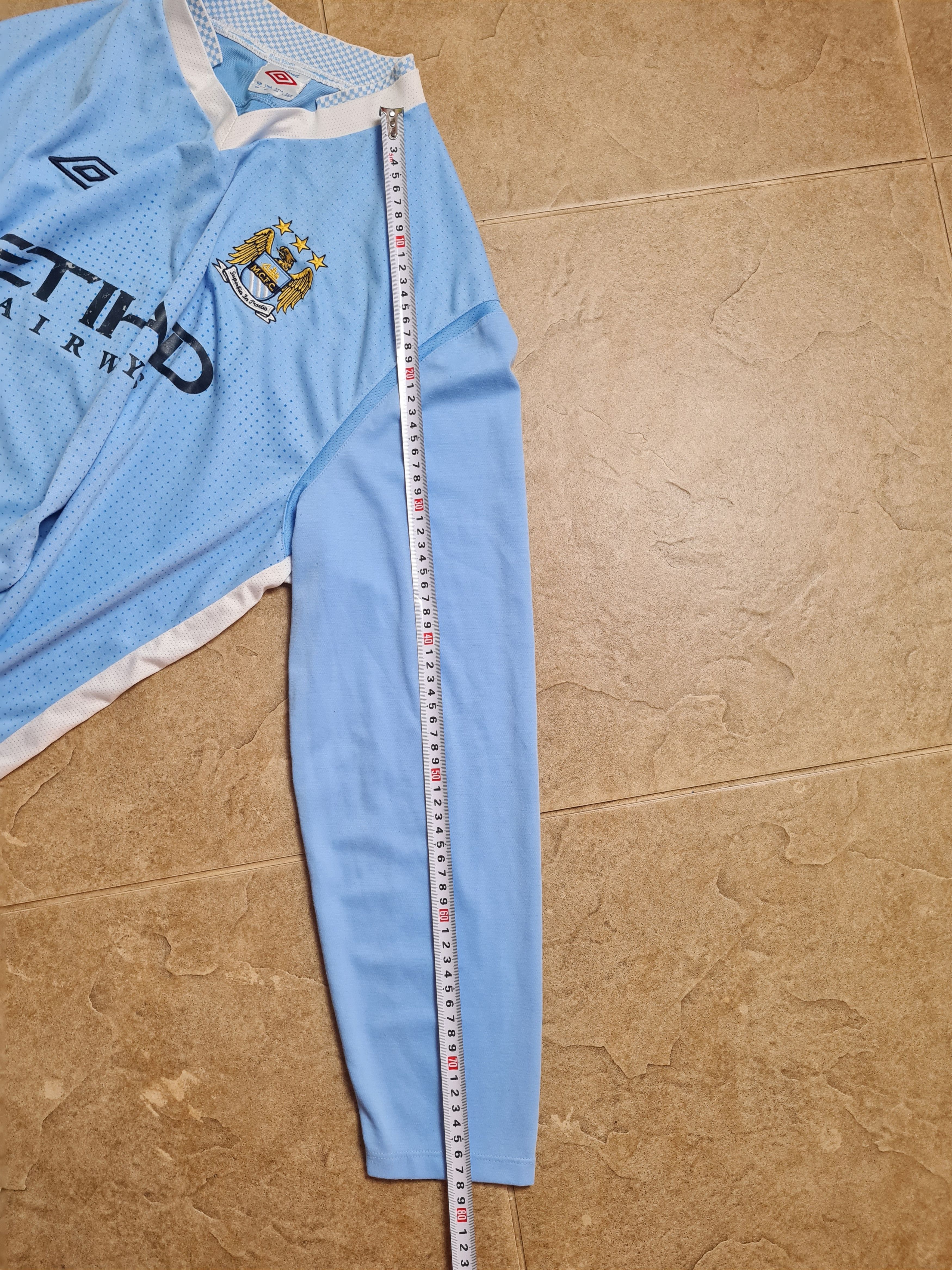 Umbro Manchester City 2011-012 Football Shirt Umbro Long Sleeve Size US XXL / EU 58 / 5 - 6 Thumbnail