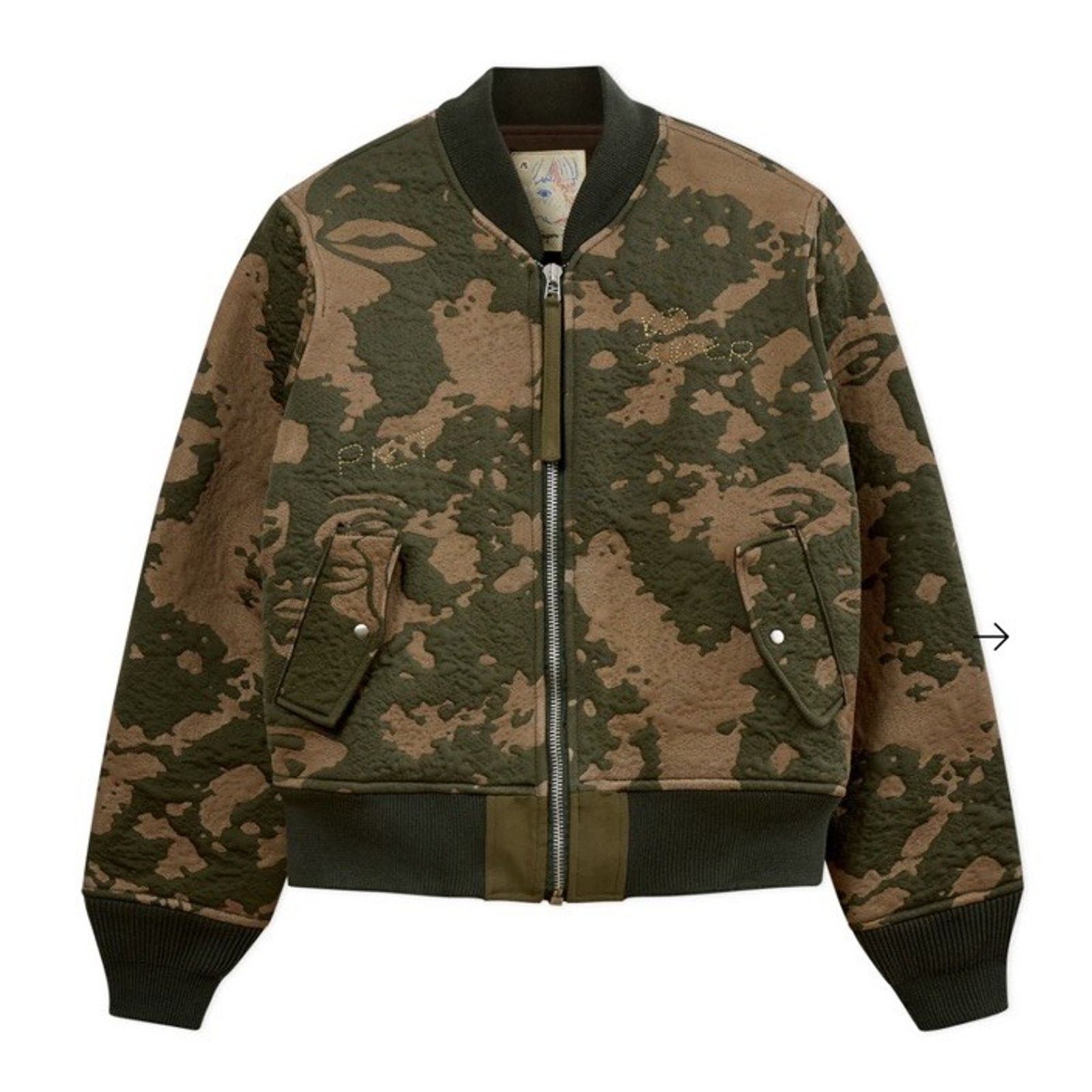 KidSuper × PIET KIDSUPER X PIET KNIT BOMBER JACKET Size US L / EU 52-54 / 3 - 1 Thumbnail