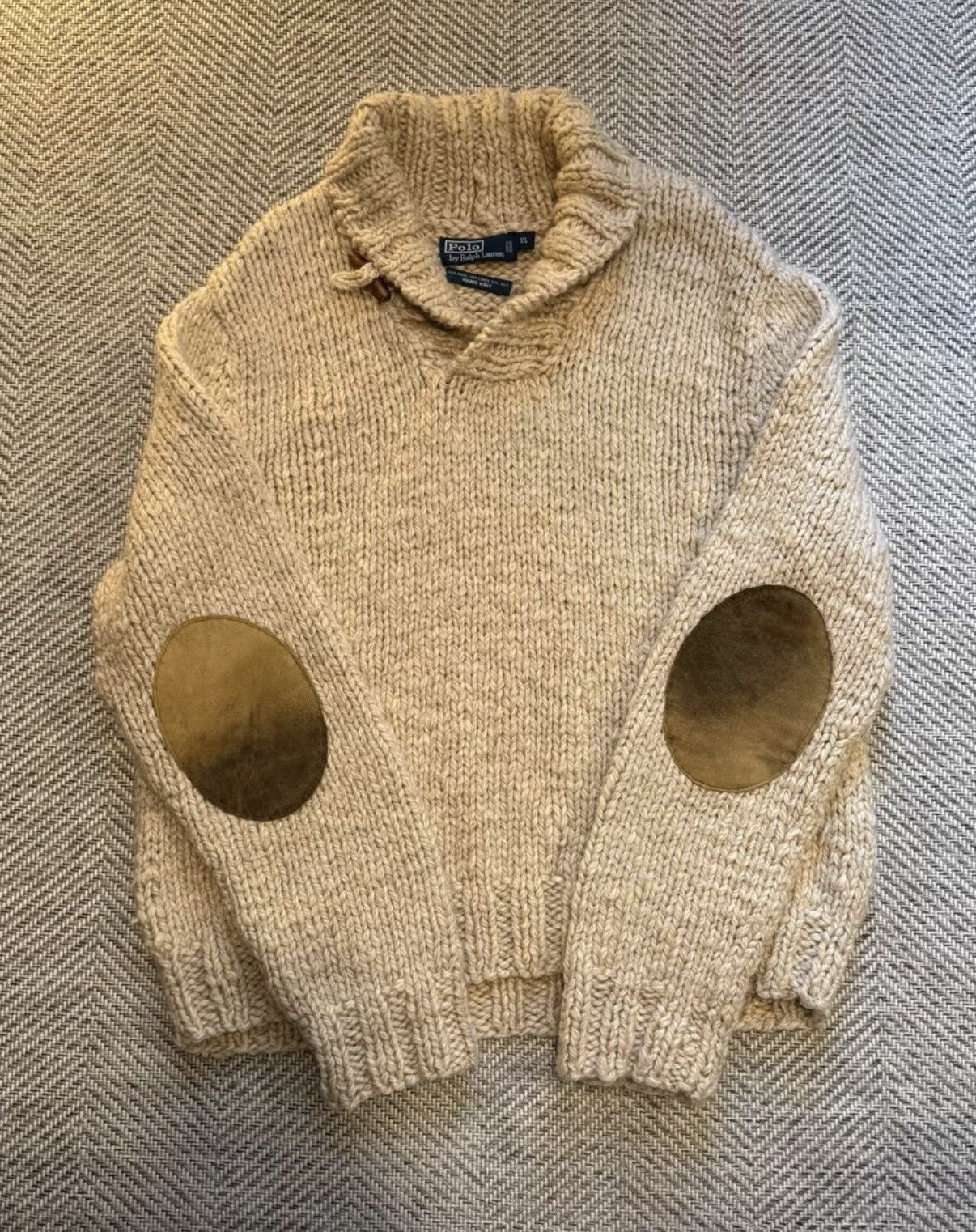 Polo Ralph Lauren Polo Ralph Lauren Hand-Knit Turtleneck Sweater K24 Size US XL / EU 56 / 4 - 5 Thumbnail