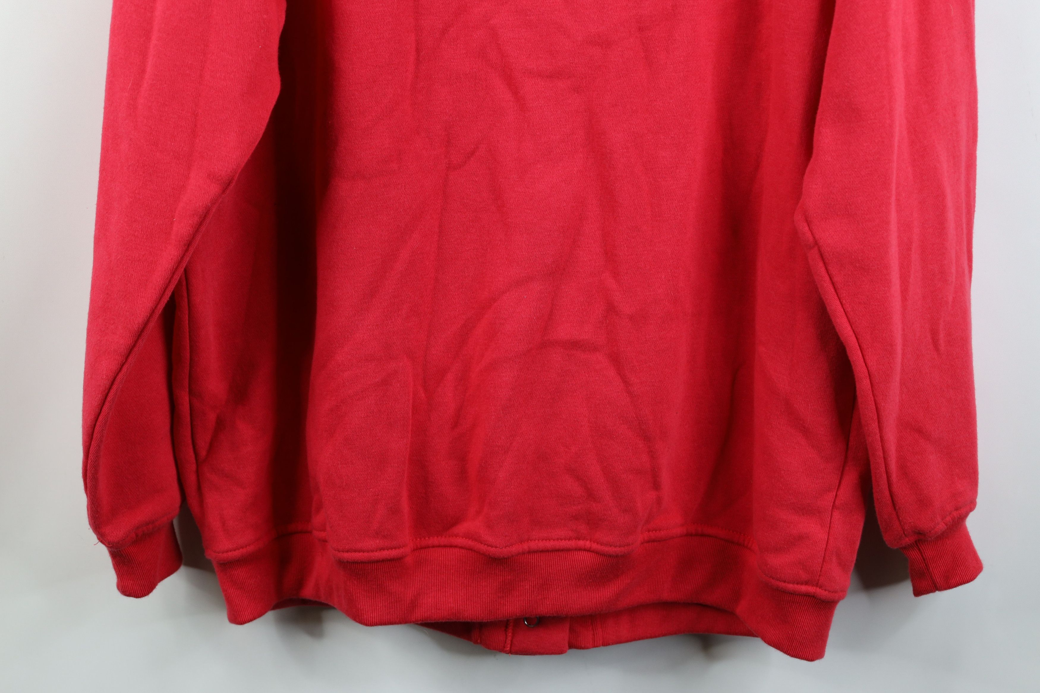 Vintage Vintage 90s Streetwear Blank Snap Button Cardigan Sweatshirt Size M / US 6-8 / IT 42-44 - 14 Thumbnail