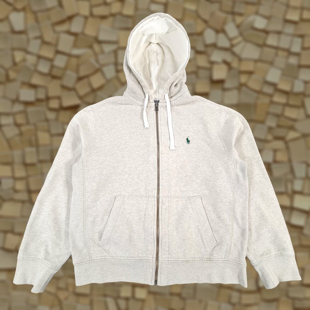 Polo Ralph Lauren Polo Ralph Lauren Mens Hoodie Grey Large Full Zip Fleece Cotton Logo Pockets 86% Cotton 14% Polyester Size US L / EU 52-54 / 3 - 1 Thumbnail