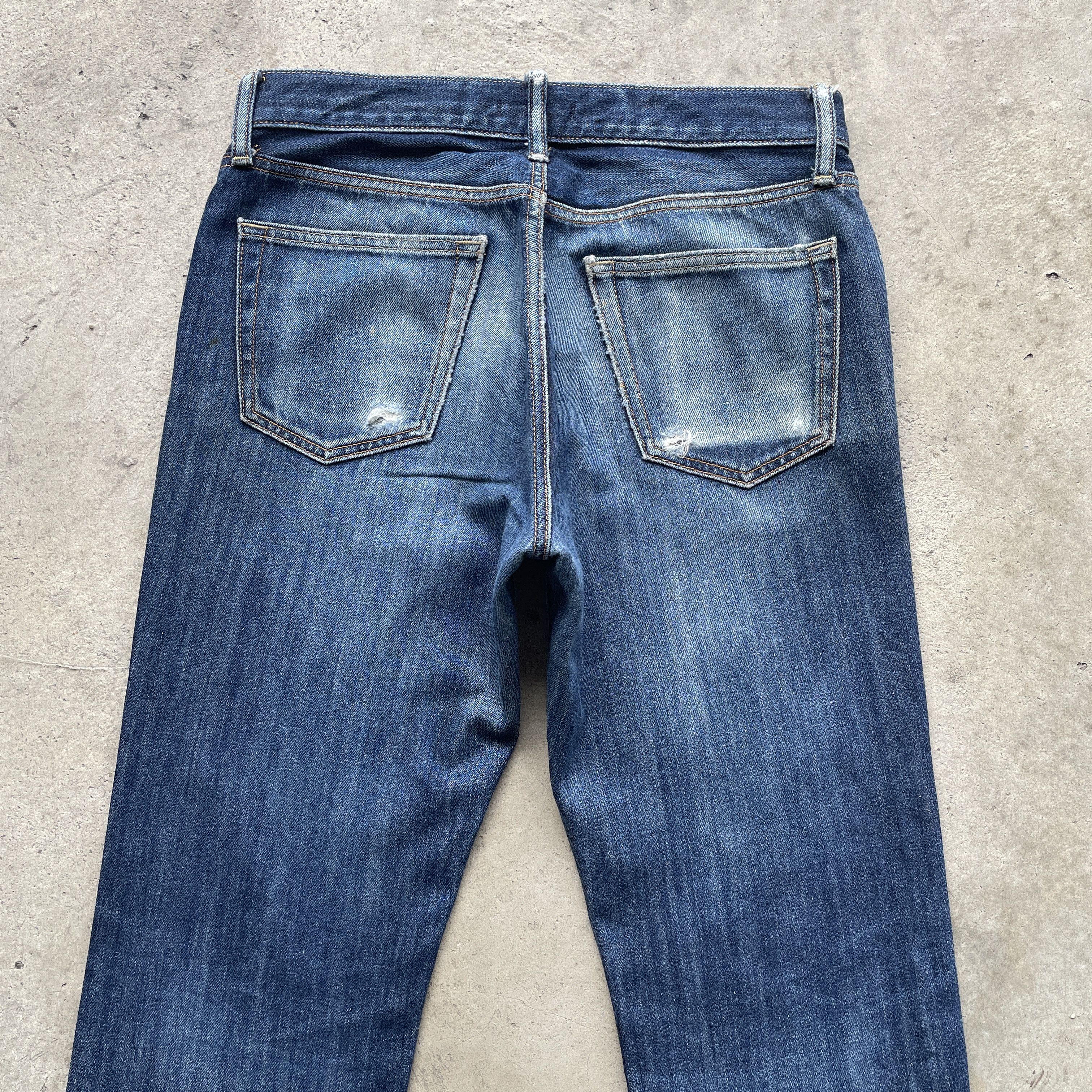 Japanese Brand Vintage Faded Japanese Brand Distressed Jeans Denim Pants Size US 31 - 9 Thumbnail