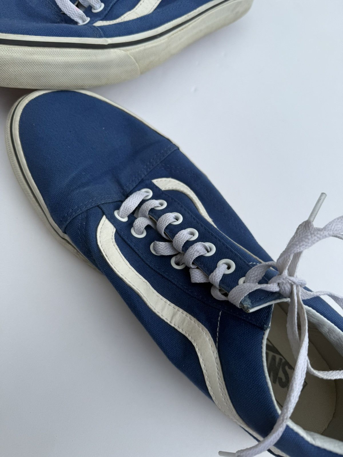 Vans Vans Old Skool Low Top Sneakers Blue White Men’s Size 12 Size US 12 / EU 45 - 7 Thumbnail