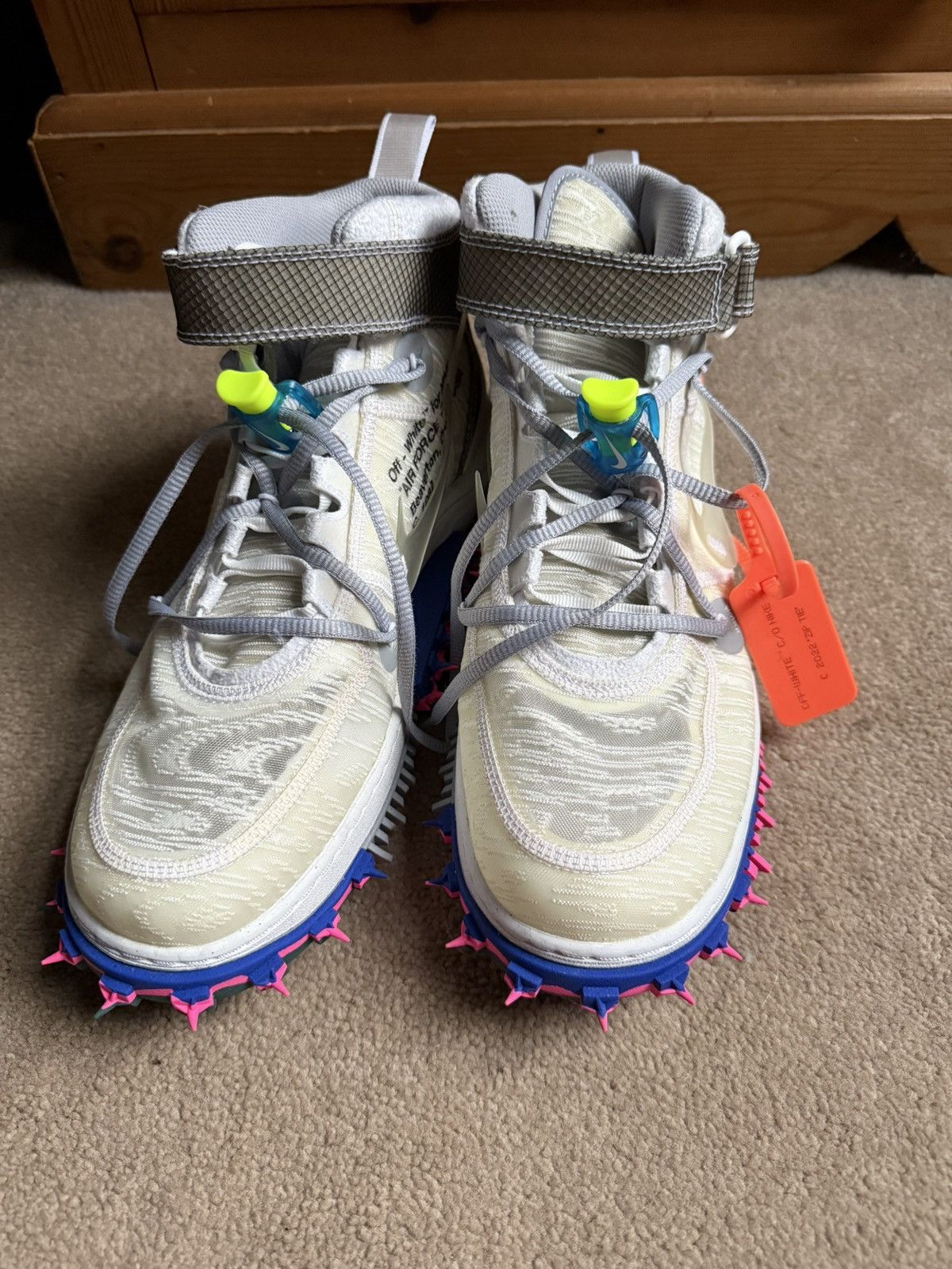 Nike × Off-White Nike x Off-White Air Force 1 high trainers UK9 EU 43 Size US 10 / EU 43 - 4 Thumbnail
