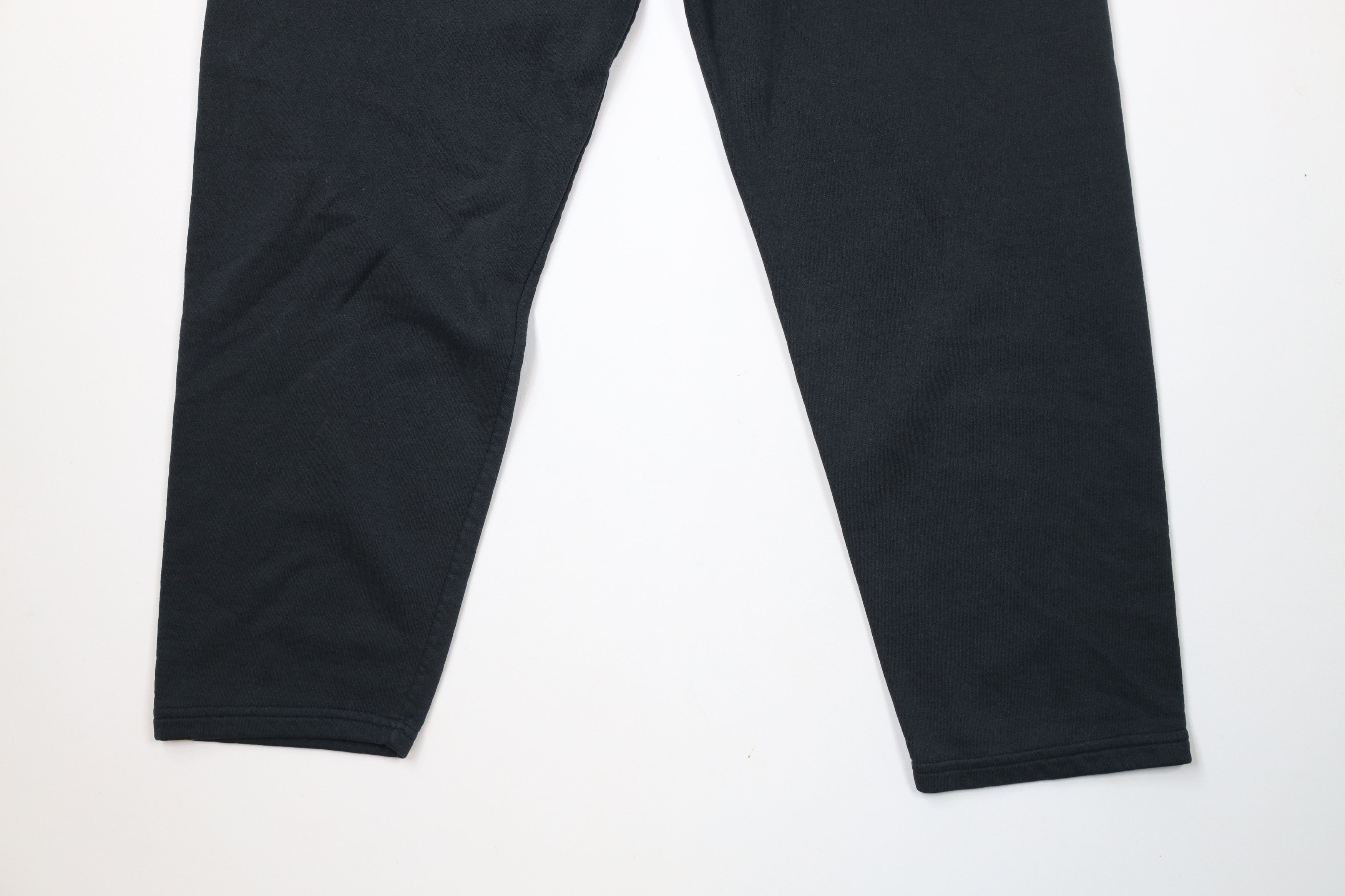Vintage Vintage 90s Streetwear Blank Sweatpants Pants Black Size US 34 / EU 50 - 13 Thumbnail