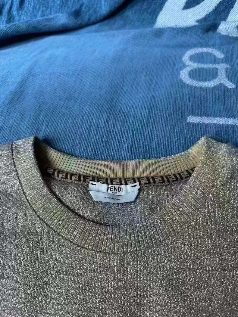 Fendi Fendi Short Sleeve Knitted Top Size S / US 4 / IT 40 - 3 Thumbnail