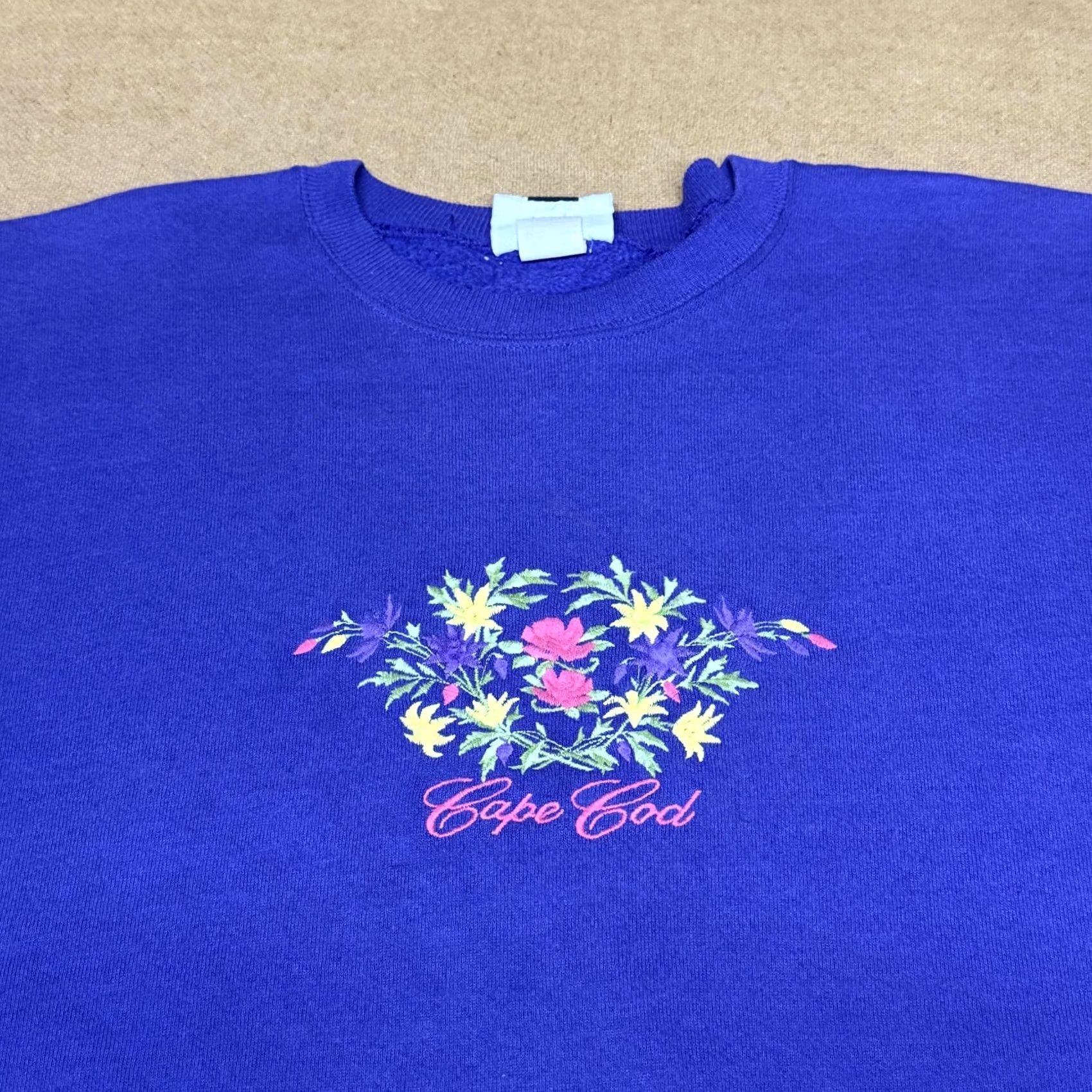 Lee VINTAGE Lee Sweatshirt Mens XL Purple Cape Cod Embroidered Fleece USA 90s Size US XL / EU 56 / 4 - 2 Thumbnail