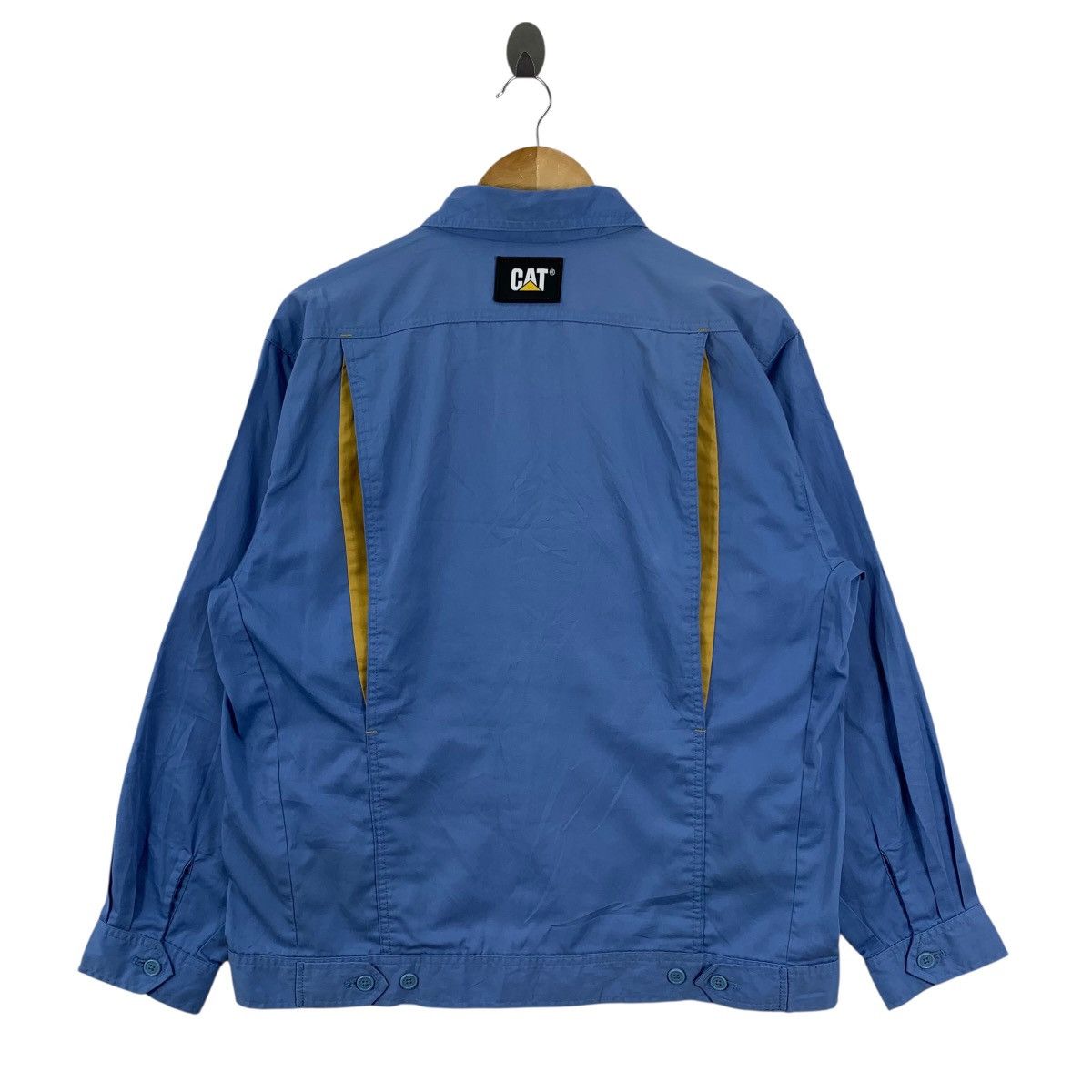 Caterpillar CATERPILLAR CAT Inc Construction Company Top Buttons Shirt Size US L / EU 52-54 / 3 - 2 Thumbnail