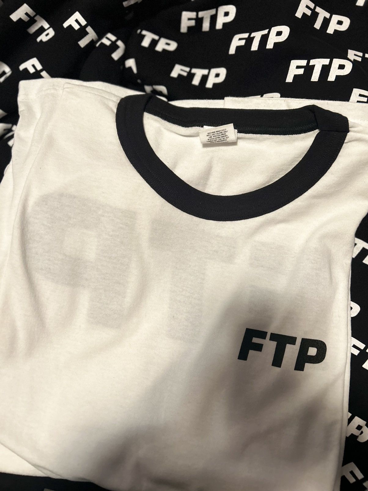 Fuck The Population FTP logo ringer tee Size US XXL / EU 58 / 5 - 2 Thumbnail