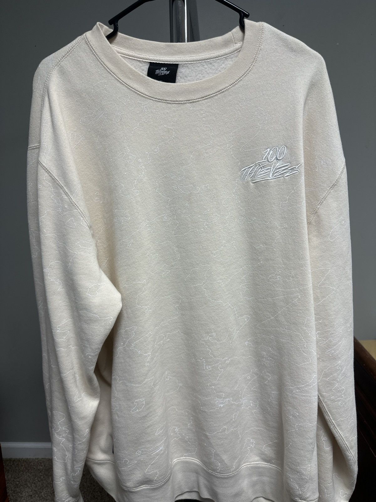 100 Thieves 100 Thieves Topographic Crew Neck Size US XL / EU 56 / 4 - 1 Thumbnail