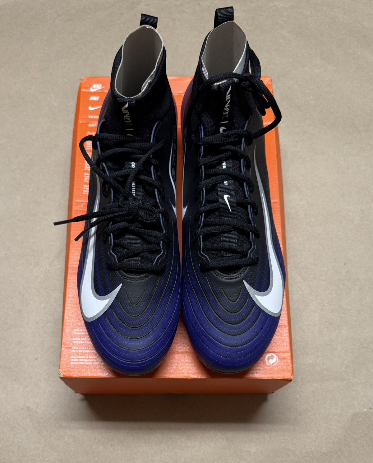 Nike Nike Zoom Air Vapor Pro 1 TB Mens football cleats sz 14 NEW Size US 14 / EU 47 - 3 Thumbnail