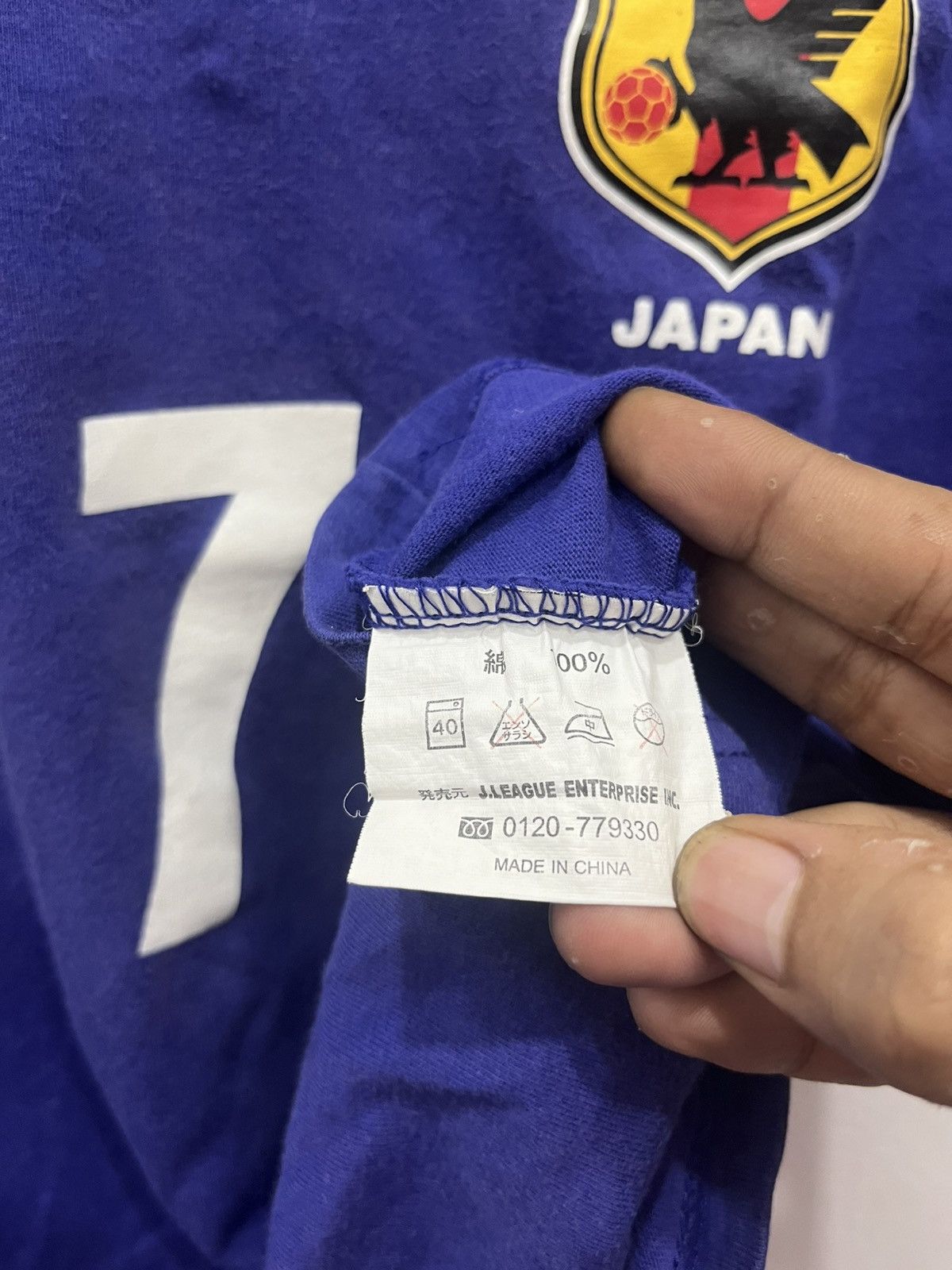 Vtg Japan Official National Team Hidetoshi Nakata Tees Vtg