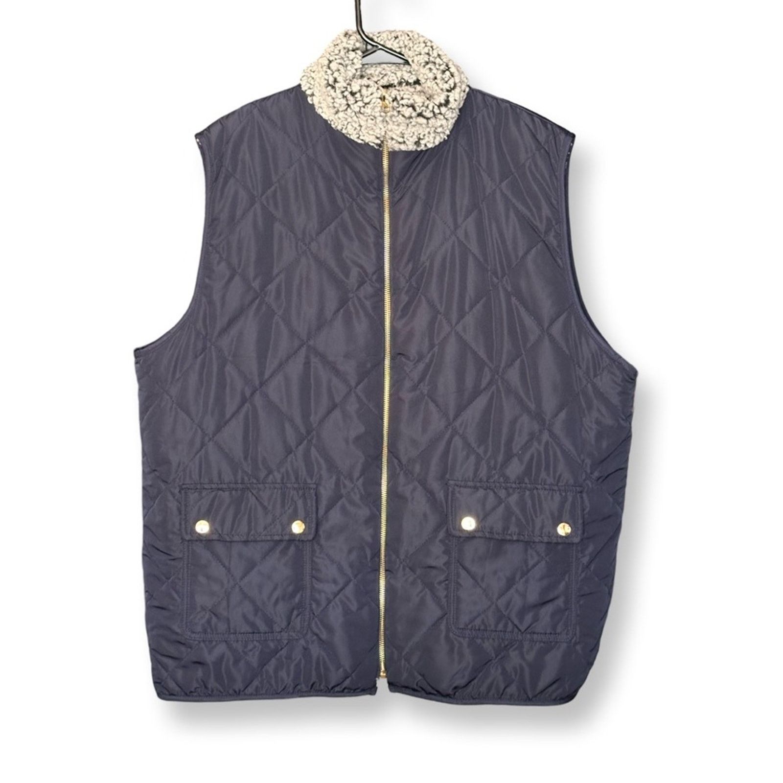 Other Cozy Sherpa Fleece Vest Sz XL Size XL / US 12-14 / IT 48-50 - 2 Thumbnail