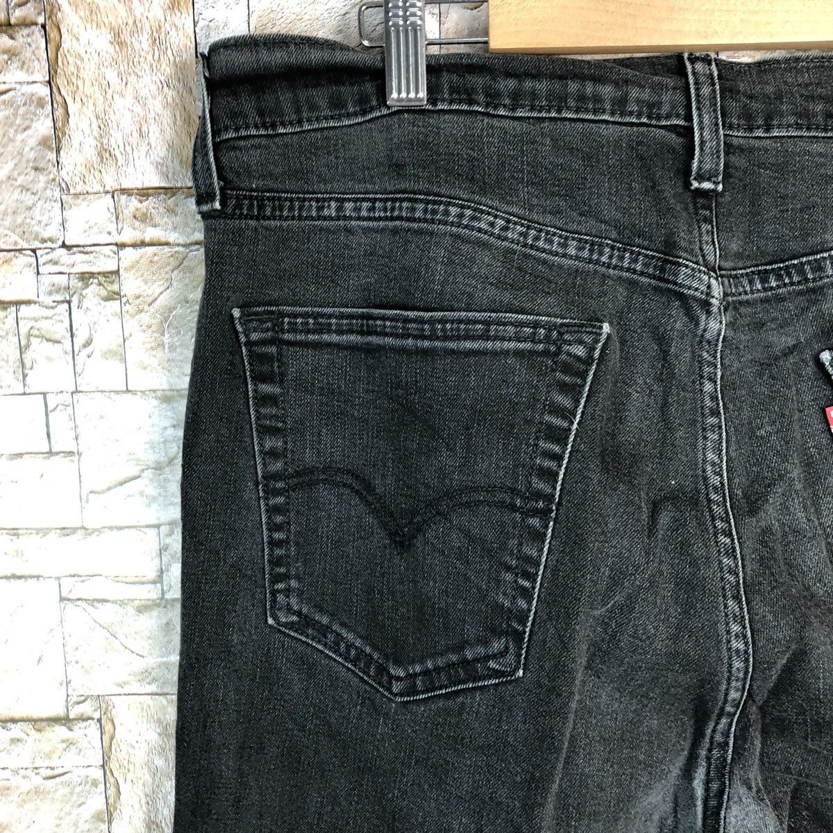 Levi's 541 Levis Black Denim jeans Pants #7567 Size US 33 - 16 Thumbnail