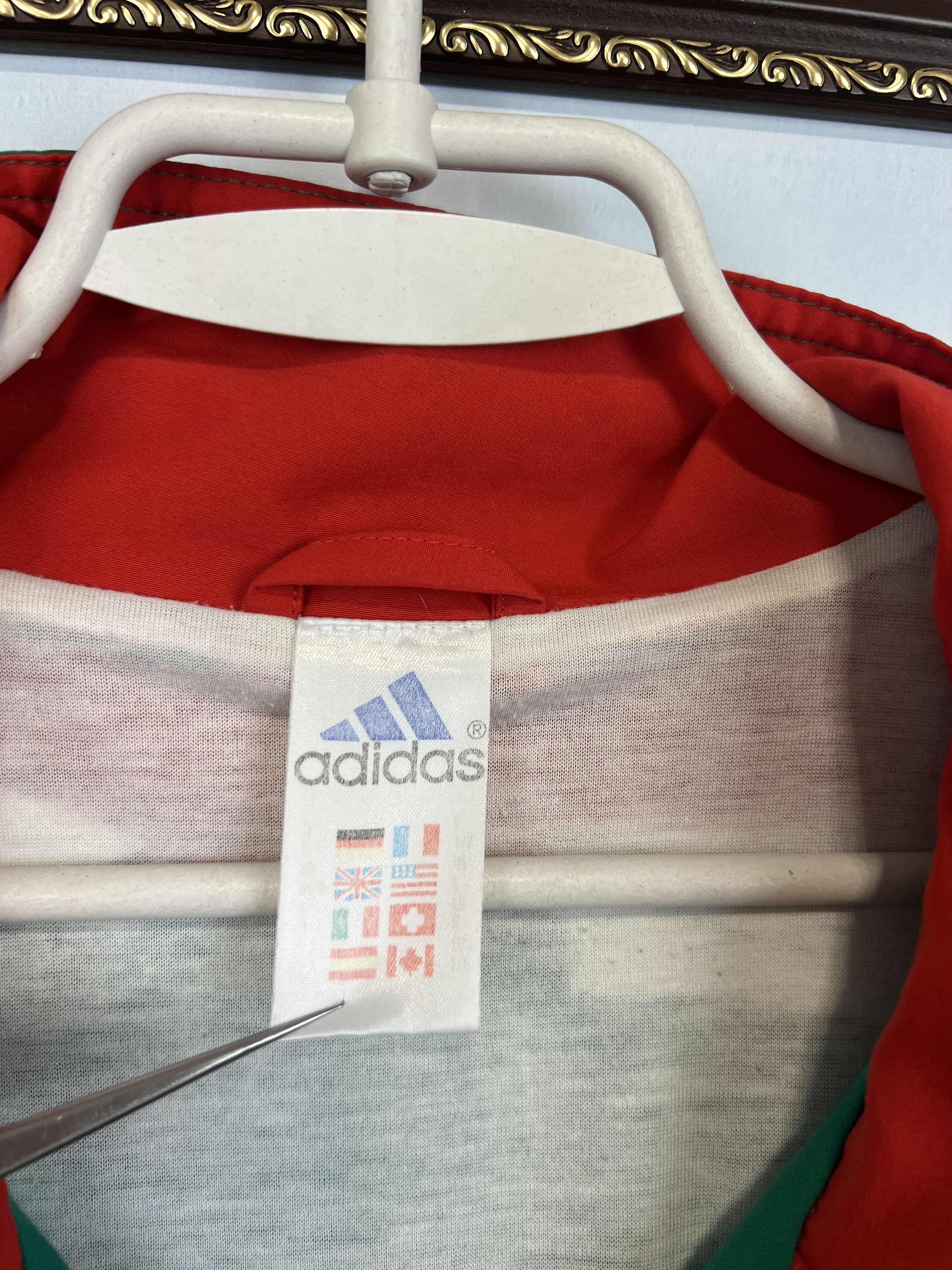 Adidas Vintage Hungary Football Jacket Track Top Soccer National Size US L / EU 52-54 / 3 - 7 Thumbnail