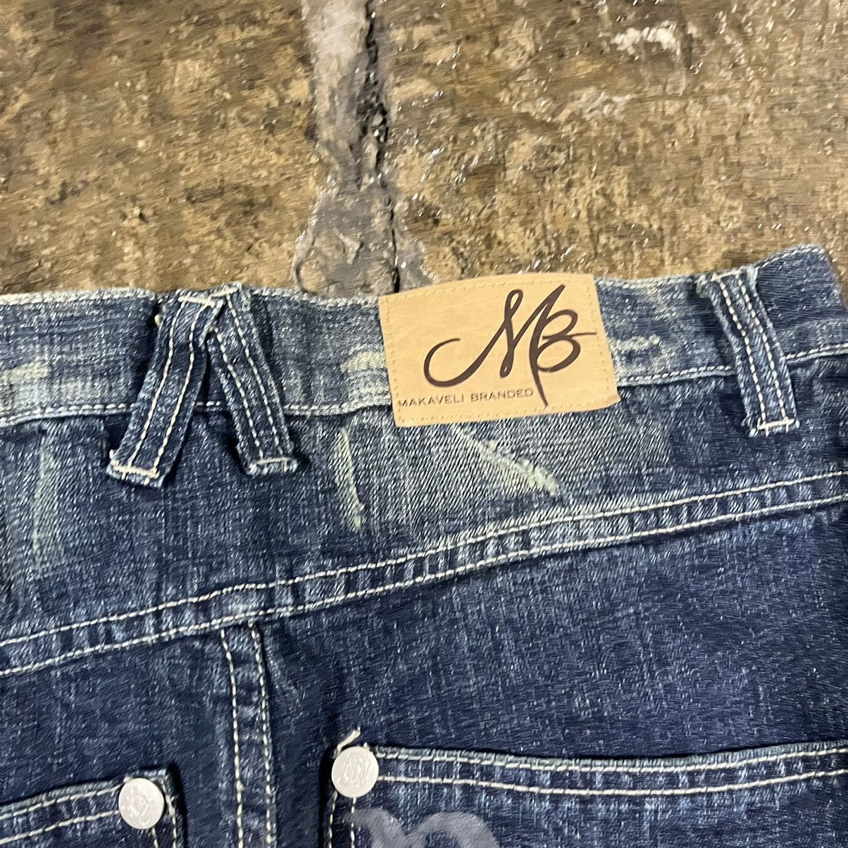 JNCO × Makaveli × Vintage Vintage Makaveli 90s Y2K Baggy Jeans Hip-Hop Skater Wide Leg Size US 36 / EU 52 - 8 Thumbnail