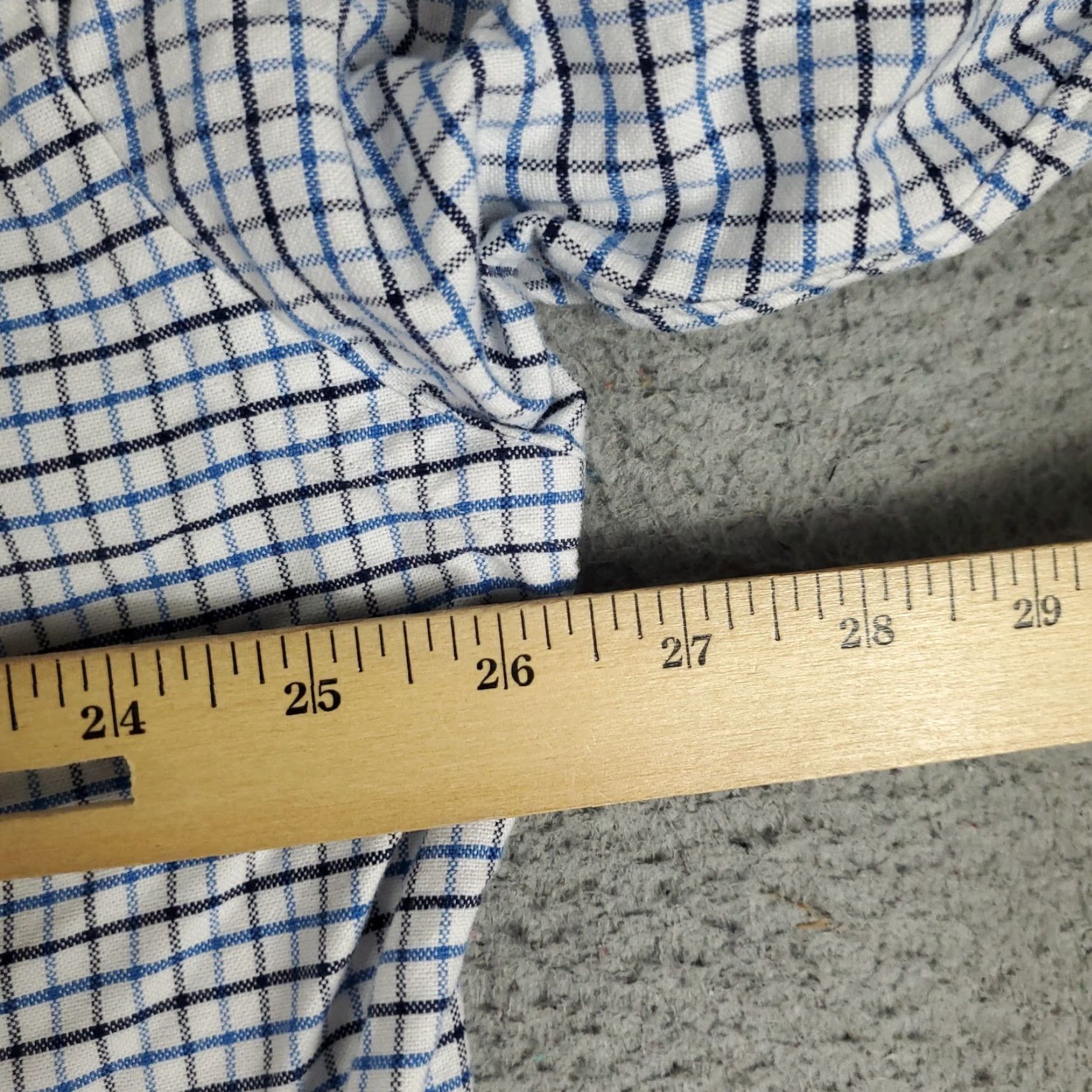 Ralph Lauren Ralph Lauren Casual Button-Up Shirt Mens Large Blue Check Long Sleeve Regular Fit Size US L / EU 52-54 / 3 - 7 Thumbnail