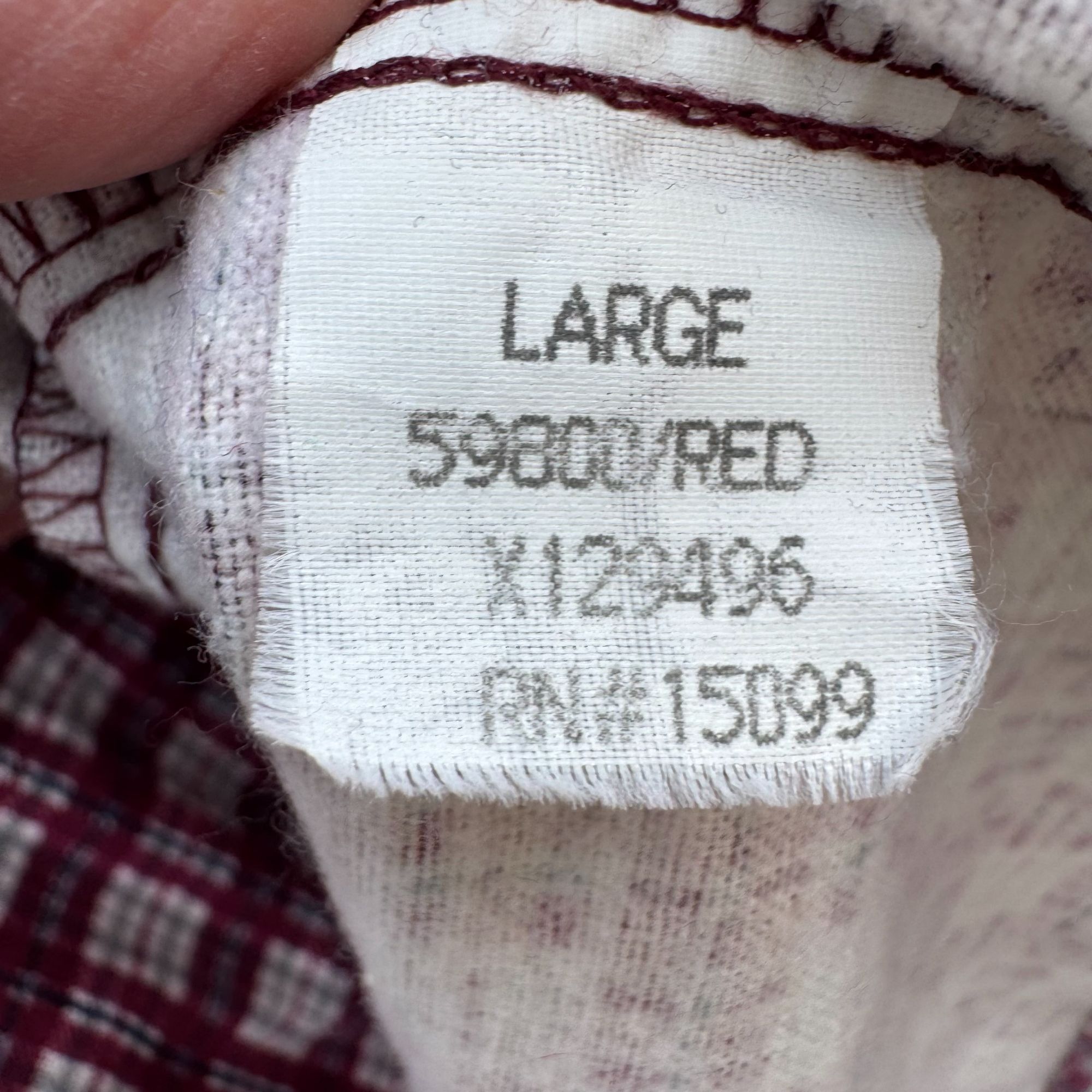 David Taylor David Taylor Vintage Mens Red Plaid Button-Up Flannel Shirt Size US L / EU 52-54 / 3 - 12 Thumbnail