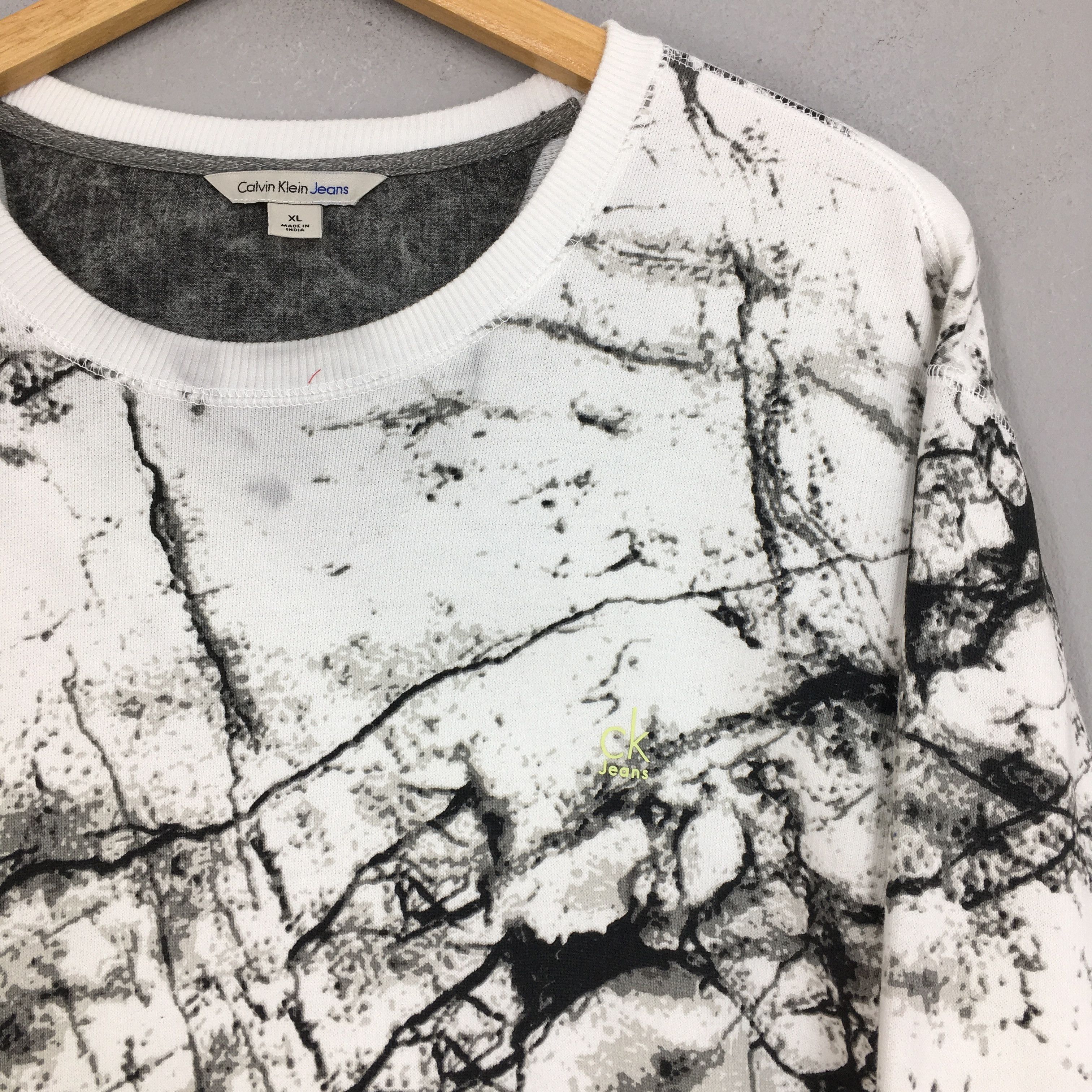 Calvin Klein × Vintage Vintage Calvin Klein Jeans Sweatshirt XLarge Size US XL / EU 56 / 4 - 2 Thumbnail