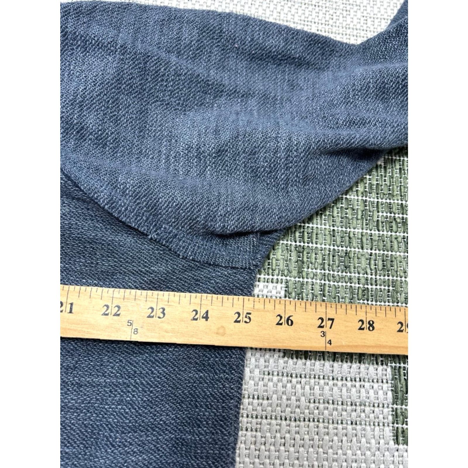 Vintage Vineyard Crew Star Compass Baja Distressed Hoodie Mens Large Blue Denim New Shirt Size US L / EU 52-54 / 3 - 6 Thumbnail