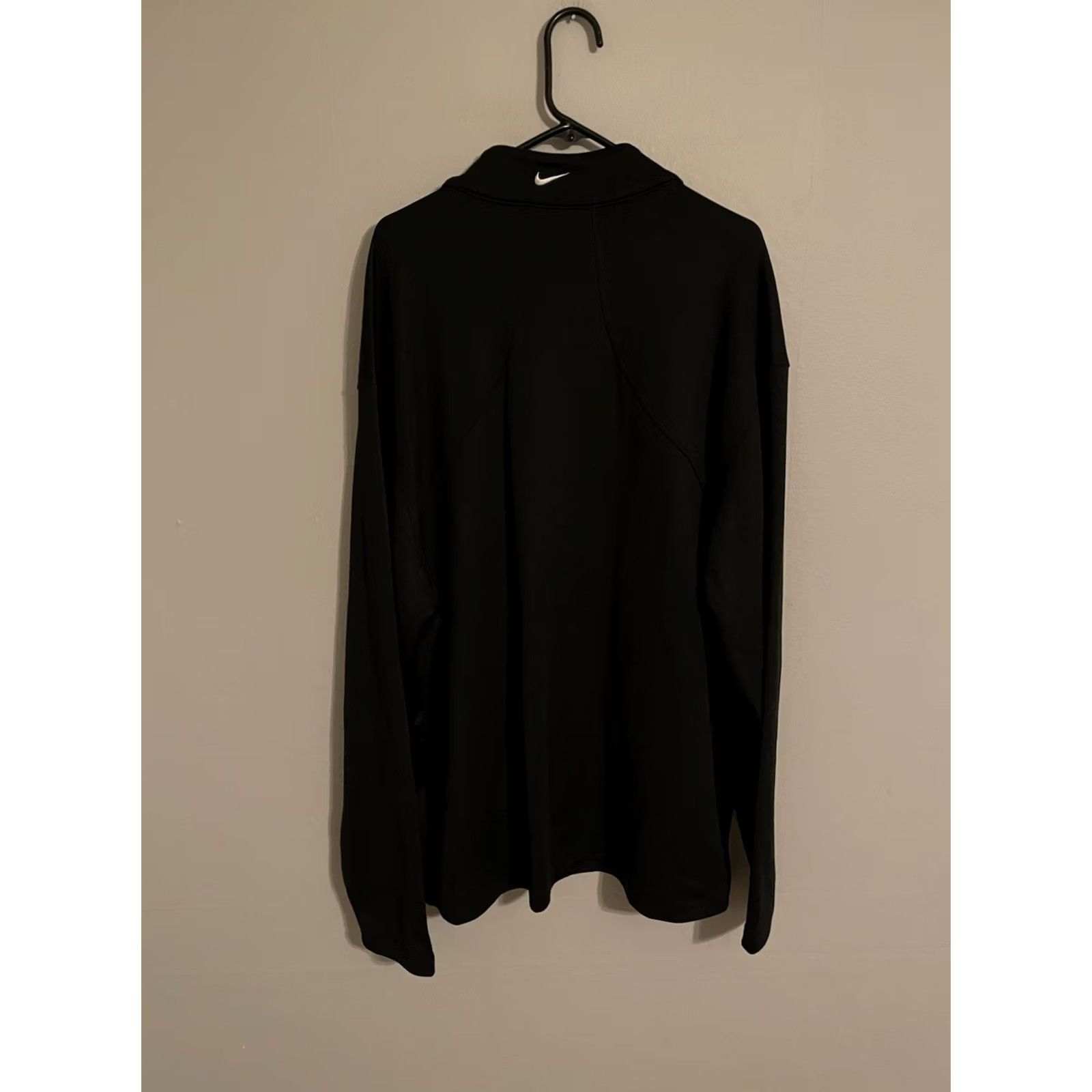 Nike VINTAGE? No — Nike Black 1/4 Zip Golf Pullover Men 3XL Nike Logo Logo Black Pullover Short Description Size US XXL / EU 58 / 5 - 3 Thumbnail