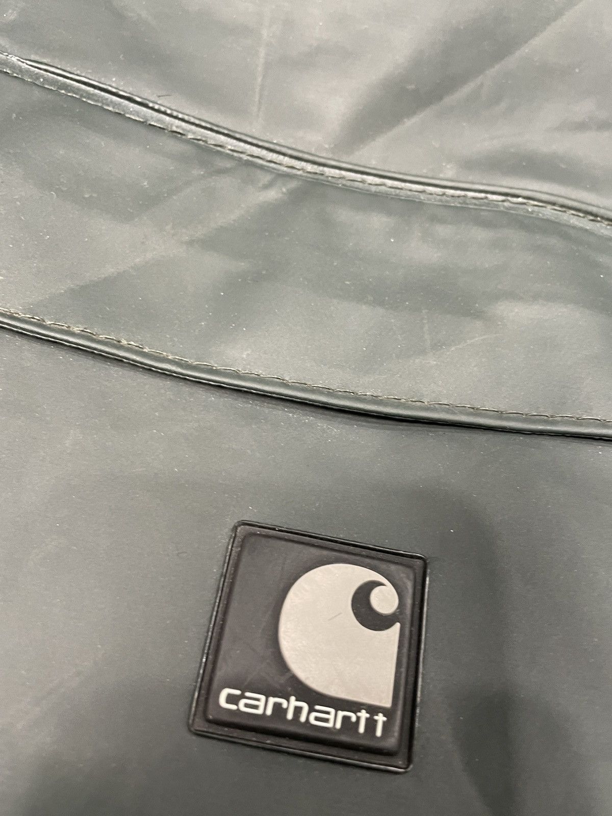 Carhartt Carhartt black rain jacket with a detroit collar Size US L / EU 52-54 / 3 - 2 Thumbnail