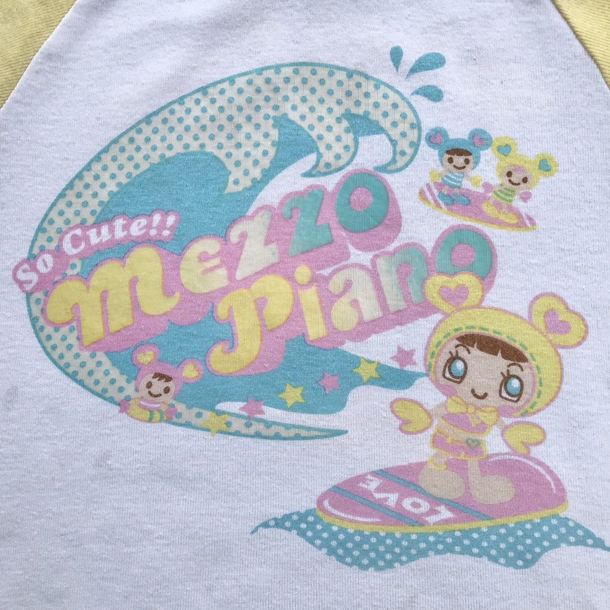 Angel Blue 2000's Mezzo Piano Super Lovers Baby Tee / Crop Top T-Shirt Size ONE SIZE - 5 Thumbnail