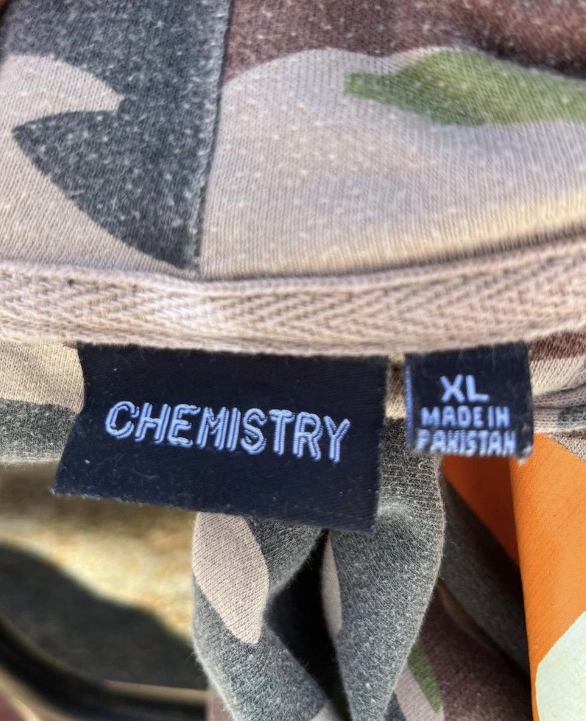 Other Chemistry Camouflage Hoodie with Orange NASA Accent Size US XL / EU 56 / 4 - 8 Thumbnail