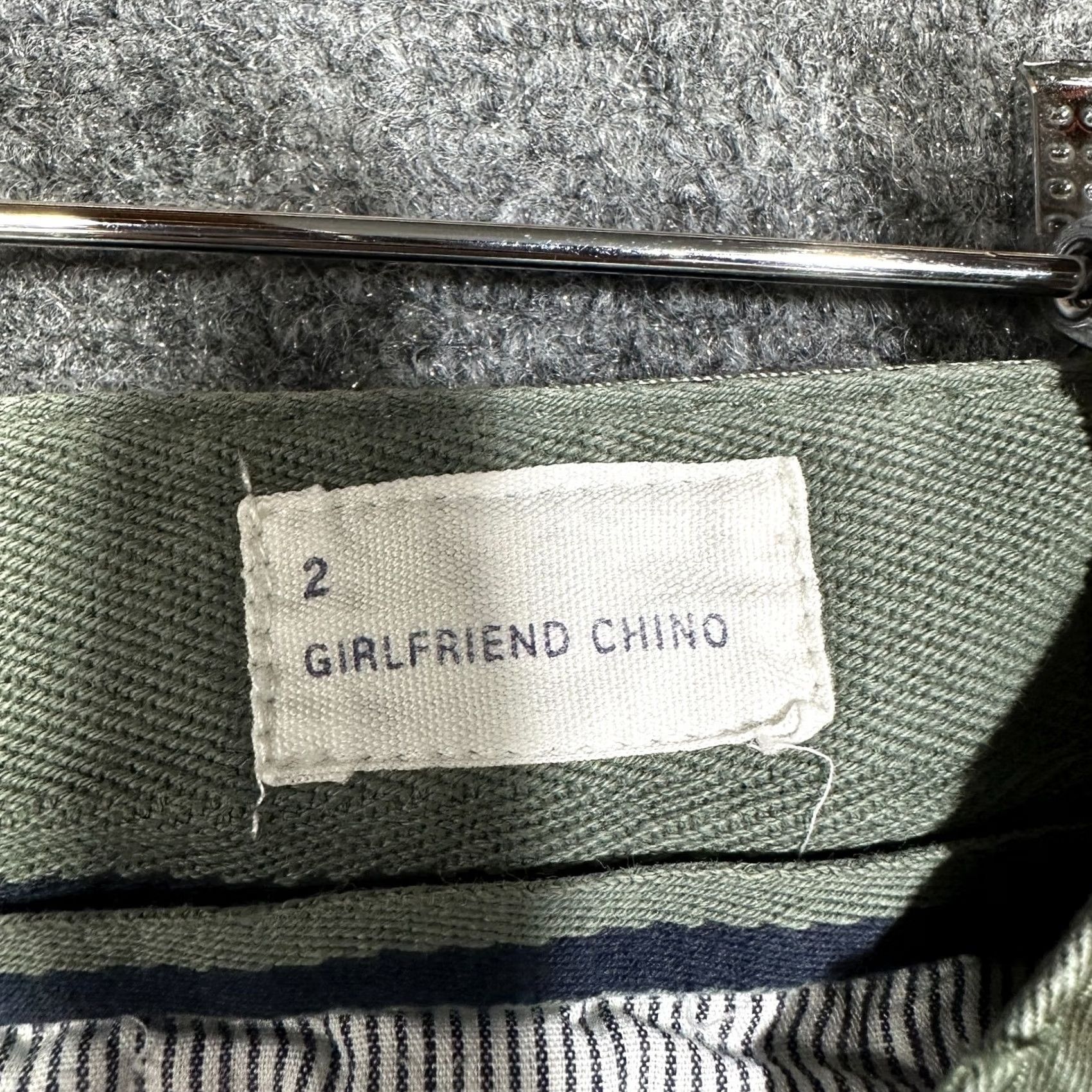 Gap Gap Pants Womens Size 2 Girlfriend Chino Green Camouflage Cotton Stretch Straight Leg Size 26" / US 2 / IT 38 - 5 Thumbnail