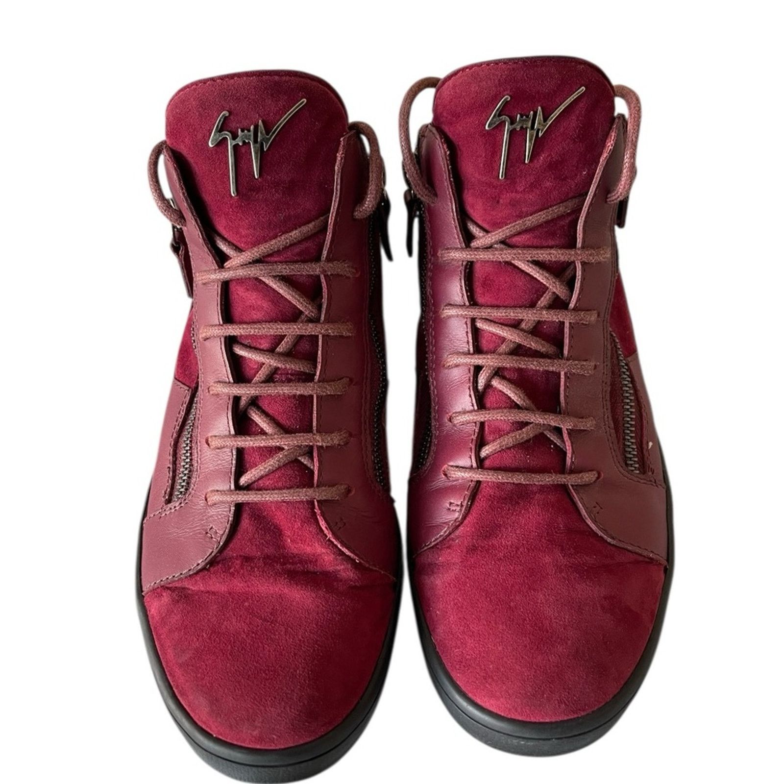 Giuseppe Zanotti GIUSEPPE ZANOTTI Breks Mid-Top Sneakers Size:39.5/US:9 Size US 9 / IT 39 - 2 Thumbnail