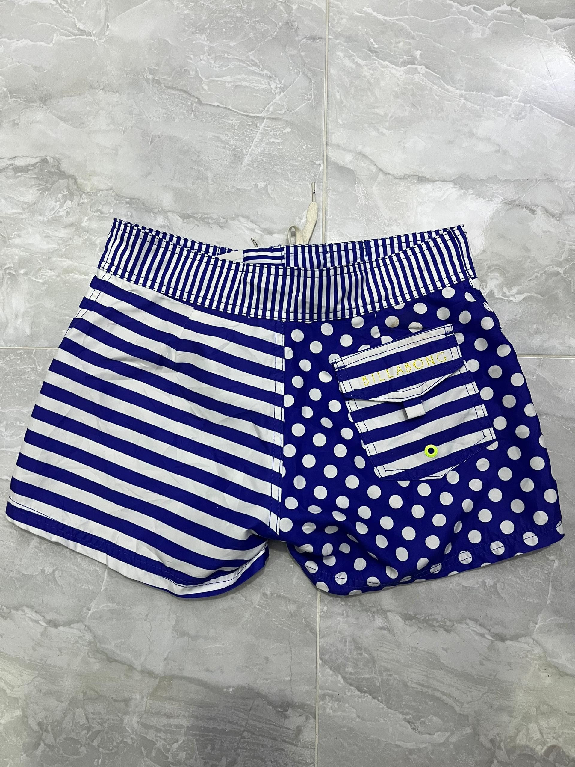 Billabong Vintage Billabong Polka Stripe Boardshorts 28” Size US 28 / EU 44 - 4 Thumbnail