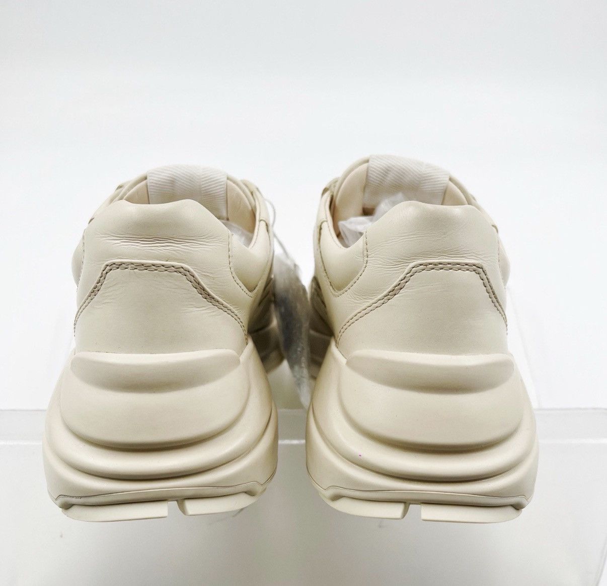 Gucci GUCCI Ivory Rhyton Low-Top Dad Sneakers K12 Size US 4 / IT 34 - 7 Thumbnail