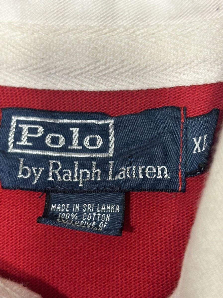 Polo Ralph Lauren × Rugby Ralph Lauren × Vintage Vintage Polo Ralph Lauren Rugby Long Sleeve Size US XL / EU 56 / 4 - 2 Thumbnail
