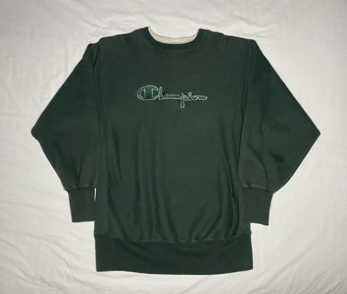 Champion 80s Champion Reverse Weave Sweatshirt Embroidered XL USA Size US XL / EU 56 / 4 - 1 Thumbnail