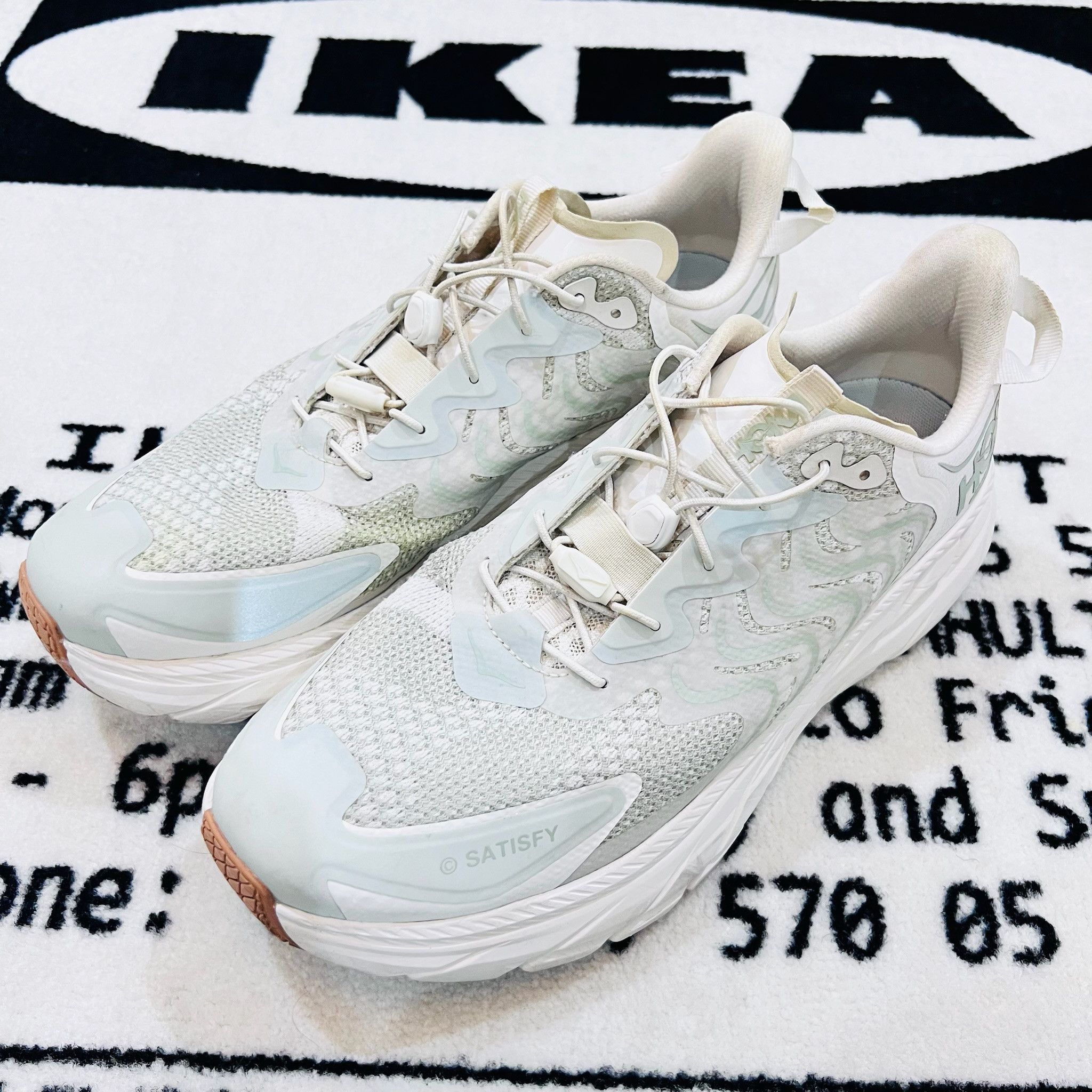 Hoka Hoka One One x Satisfy Clifton LS Sneakers Limited Edition Size US 11 / EU 44 - 2 Thumbnail